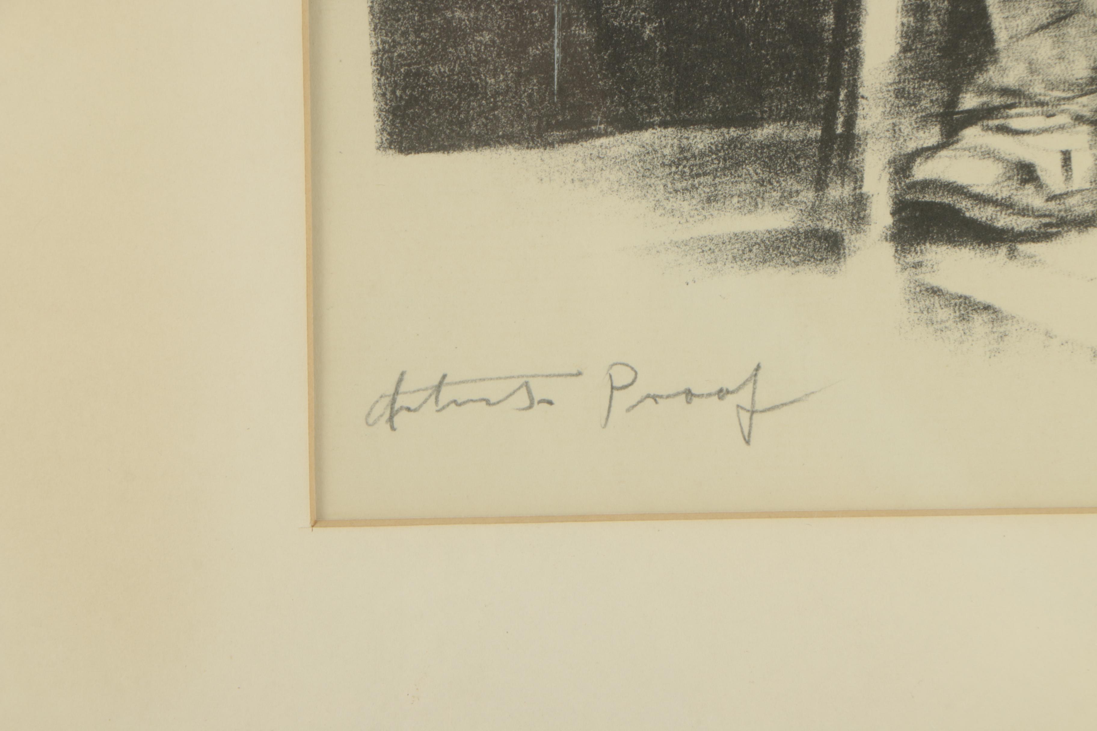 Iver Rose Lithograph