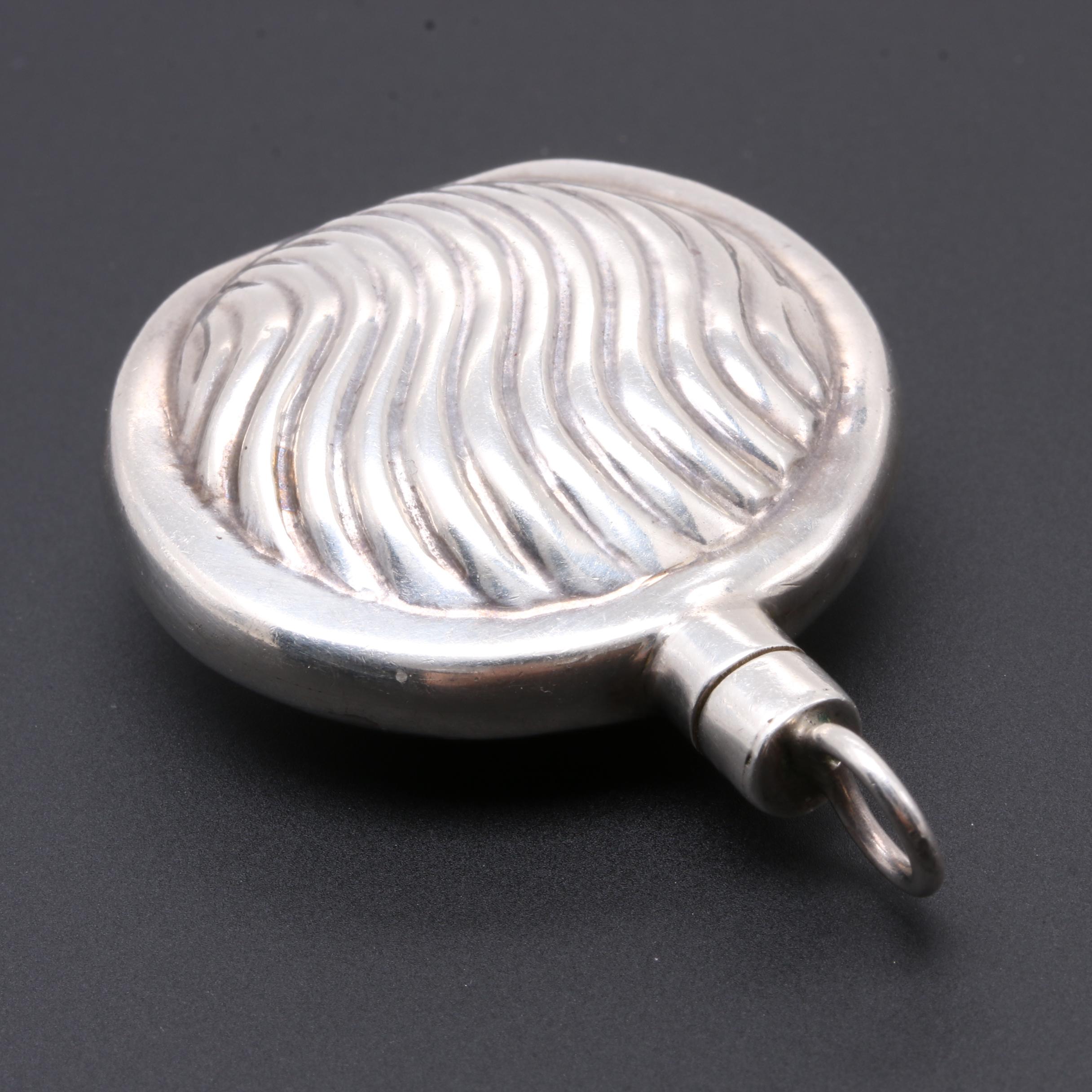 Taxco Mexico Sterling Silver Necklace and Bottle Pendant