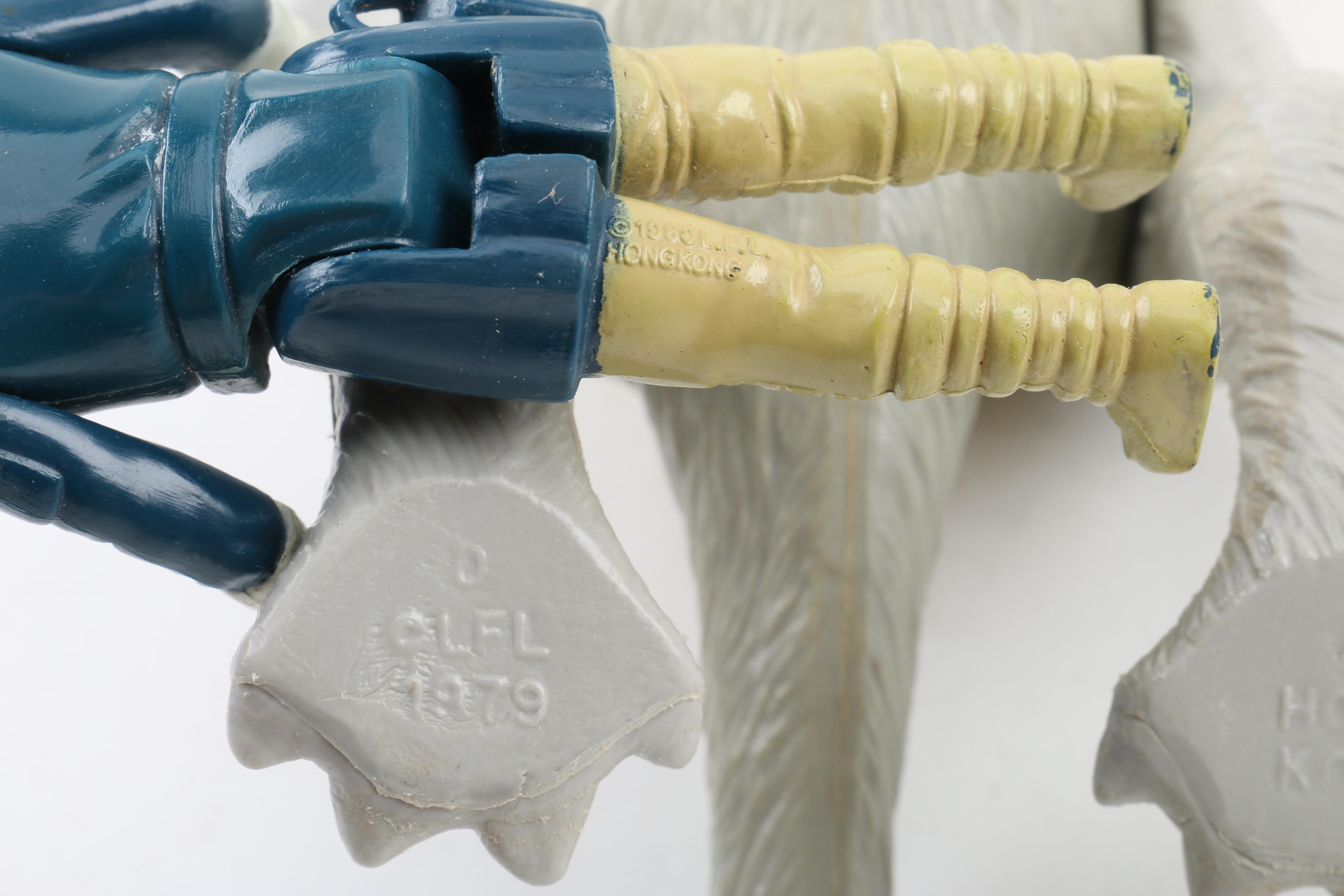 Vintage Kenner Star Wars Tauntaun and Han Solo Hoth Action Figures