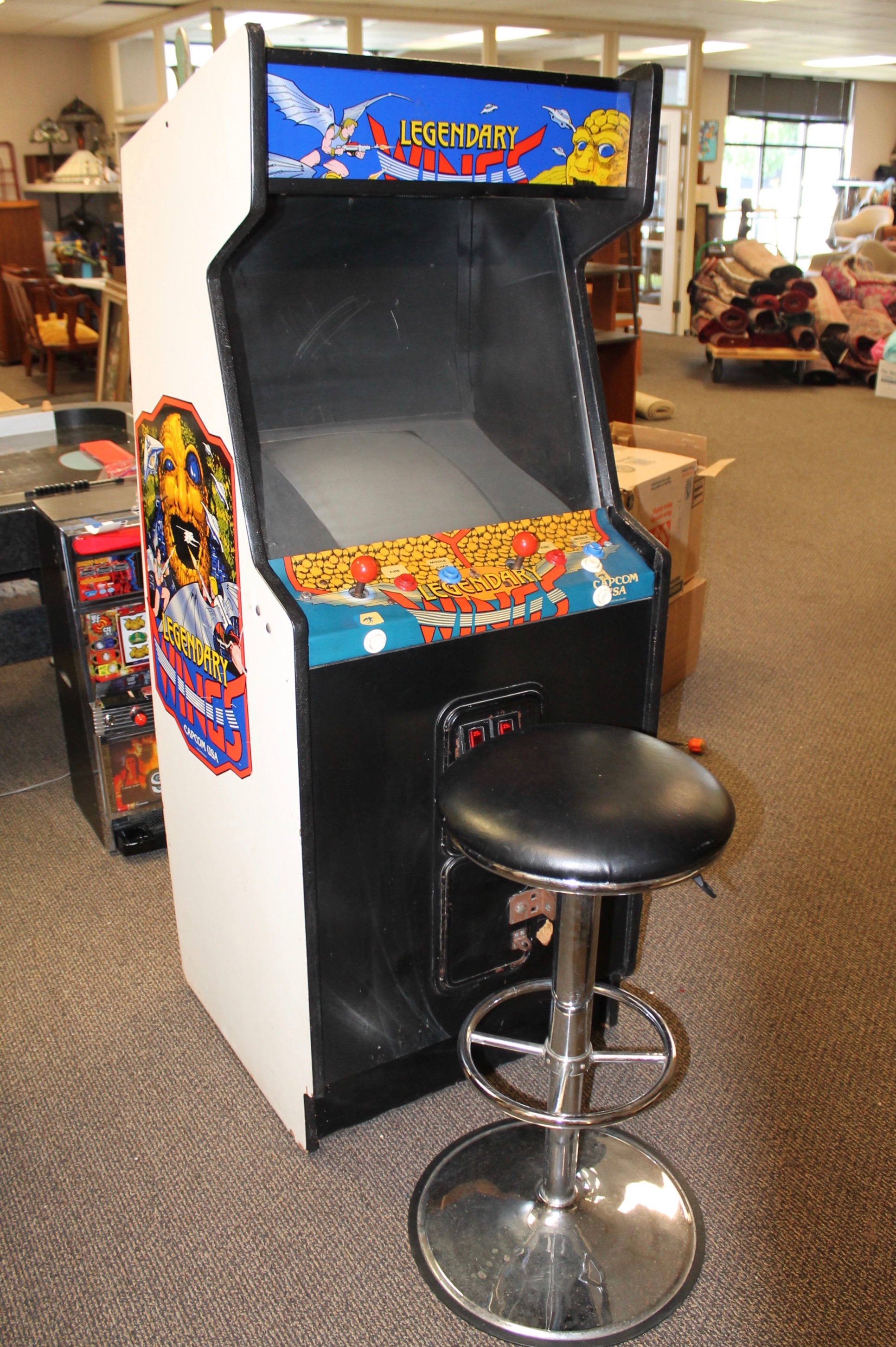1986 Capcom "Legendary Wings" Arcade Video Game