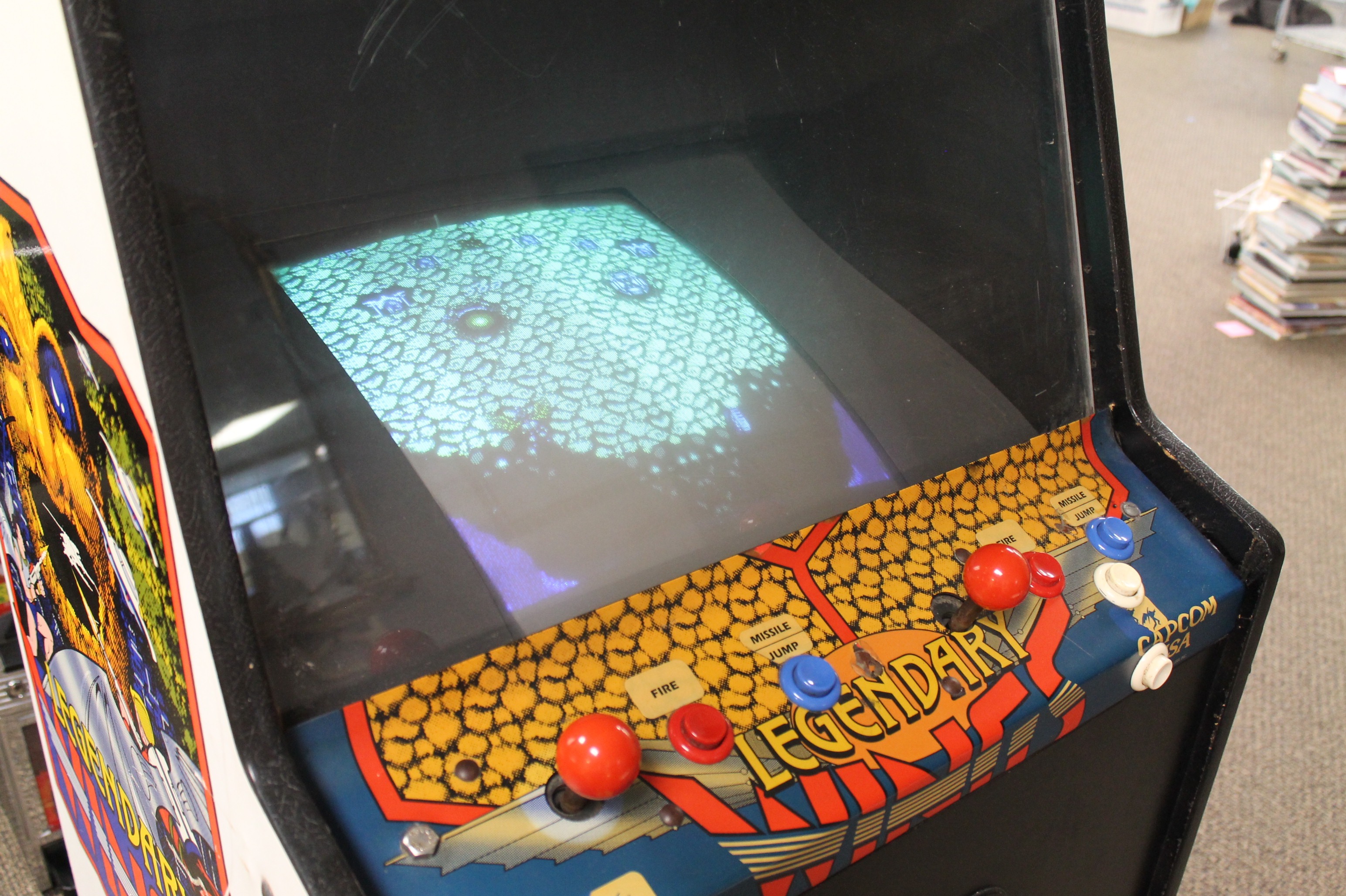 1986 Capcom "Legendary Wings" Arcade Video Game