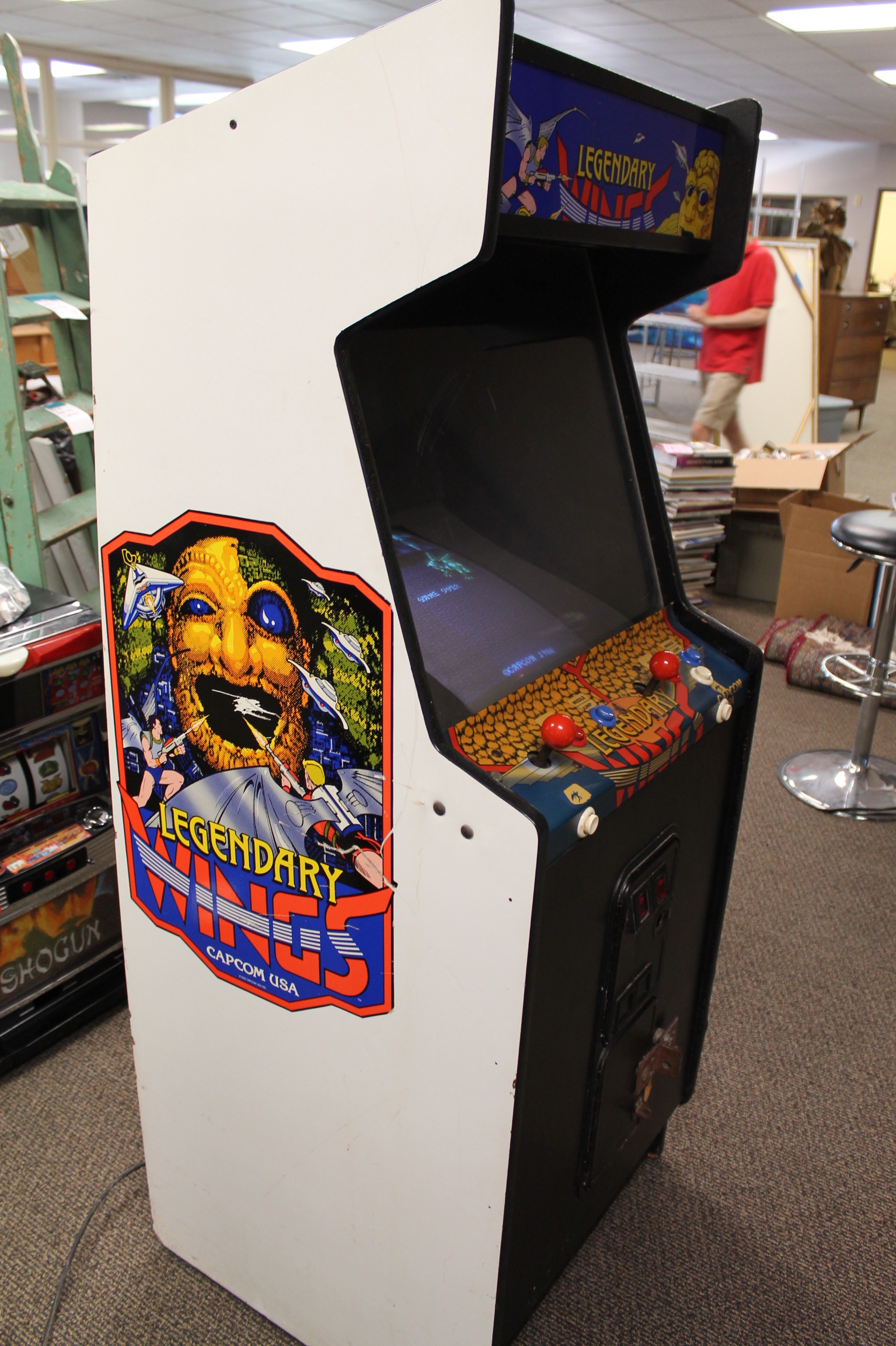 1986 Capcom "Legendary Wings" Arcade Video Game