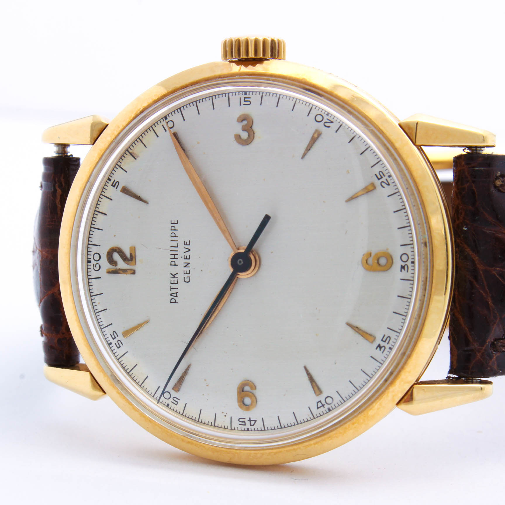 Vintage Patek Philippe 18K Yellow Gold Mechanical Watch