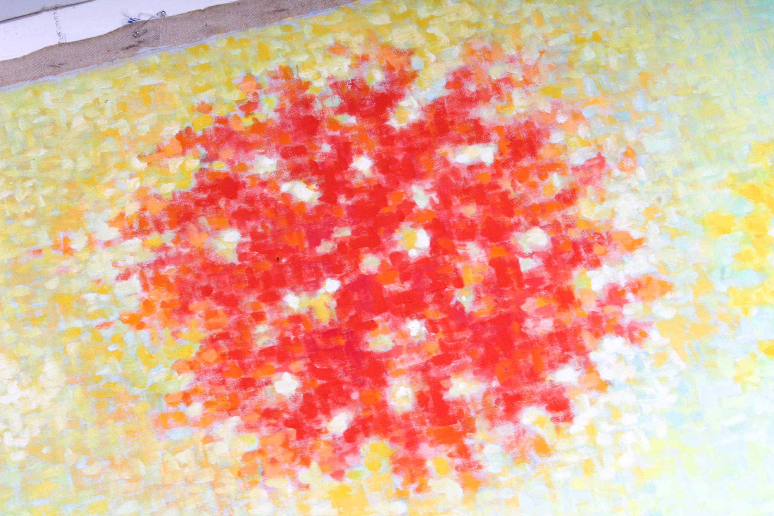 James Yoko Attributed 1966 Oil Paintings on Canvas