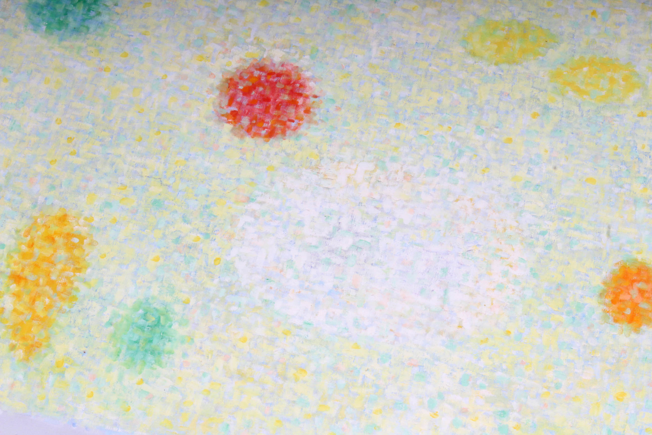 James Yoko Attributed 1966 Oil Paintings on Canvas