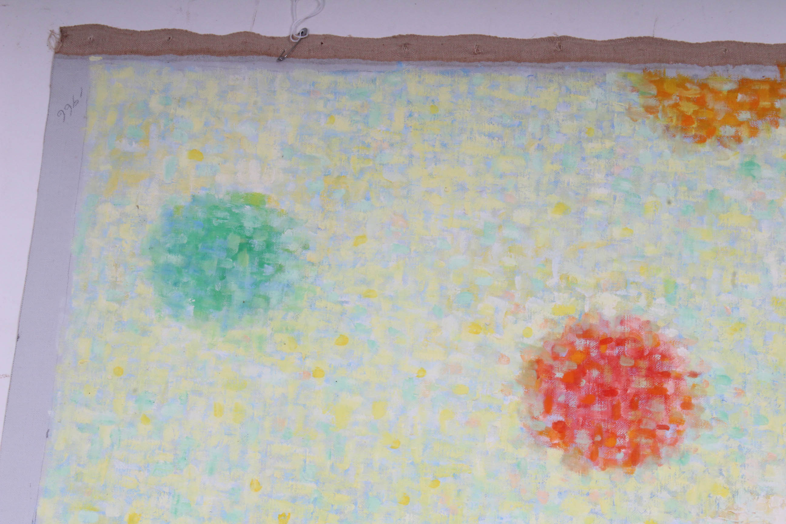 James Yoko Attributed 1966 Oil Paintings on Canvas