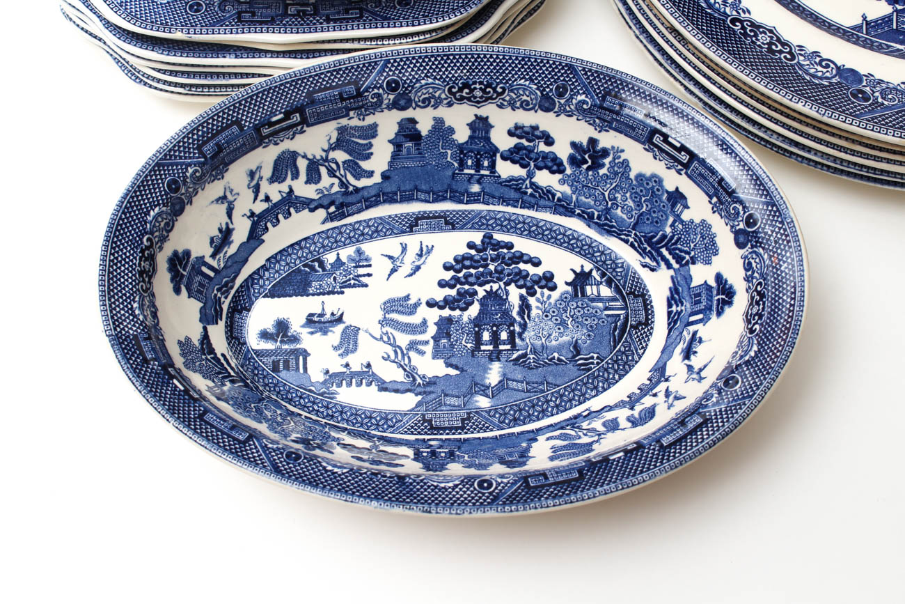 "Blue Willow" China Featuring Johnson Brothers and Homer Laughlin