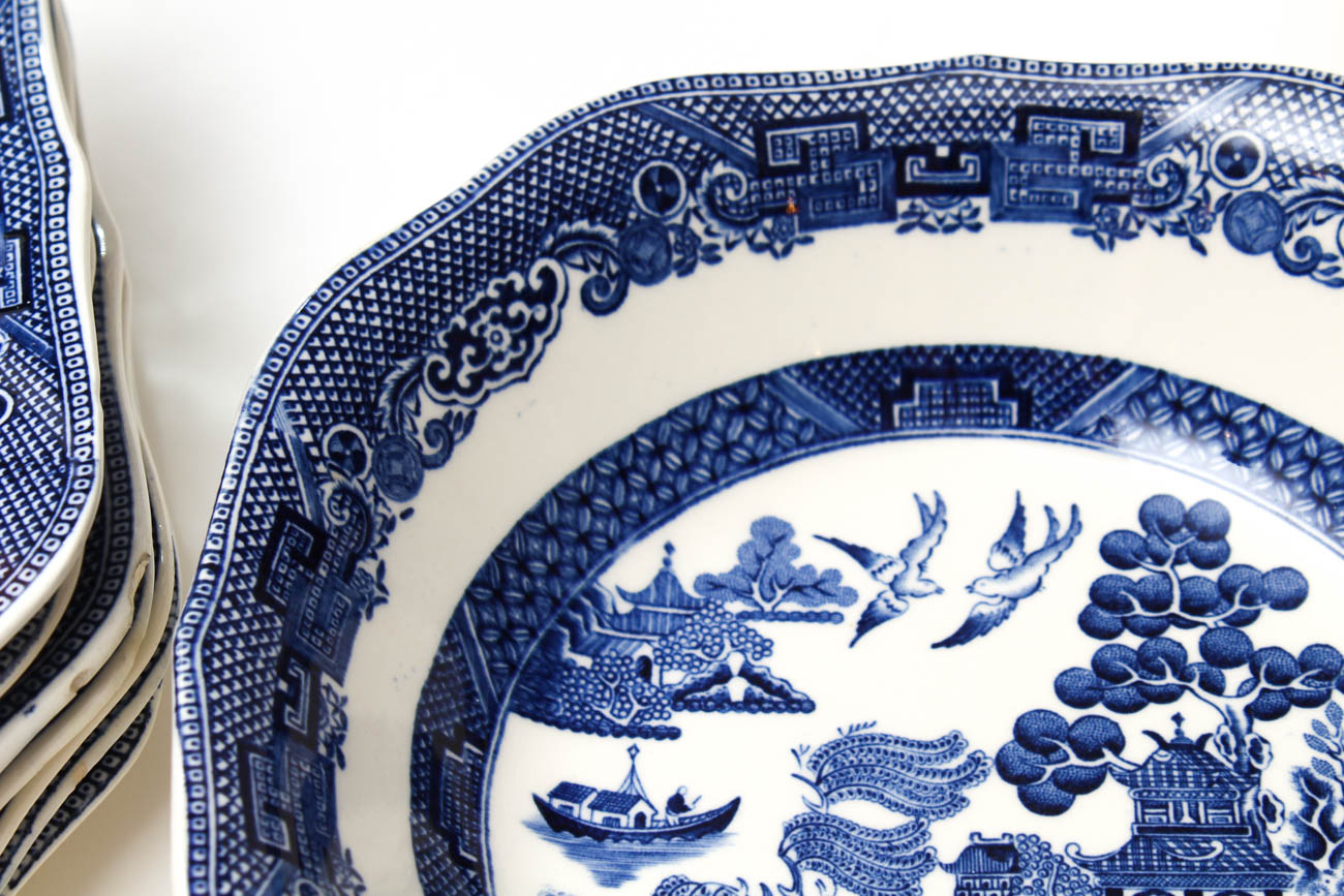 "Blue Willow" China Featuring Johnson Brothers and Homer Laughlin