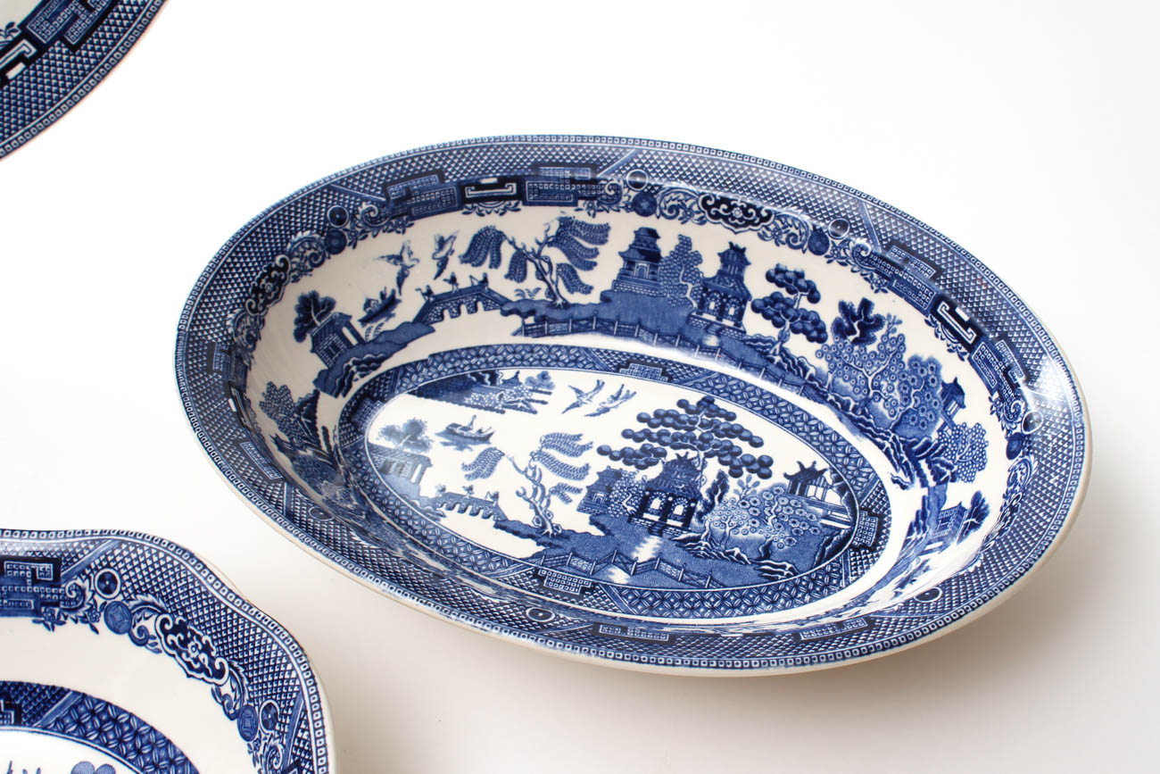 "Blue Willow" China Featuring Johnson Brothers and Homer Laughlin