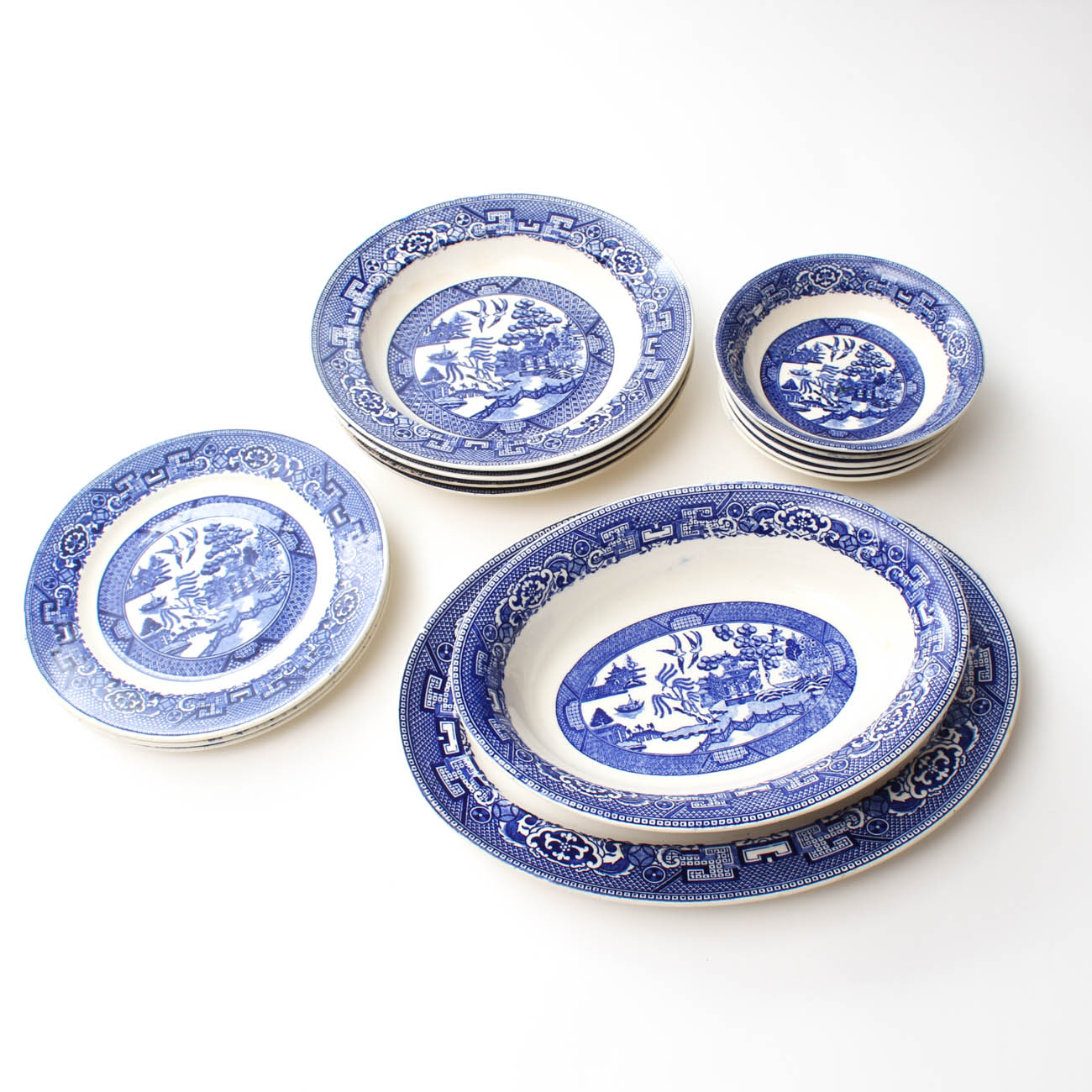 "Blue Willow" China Featuring Johnson Brothers and Homer Laughlin