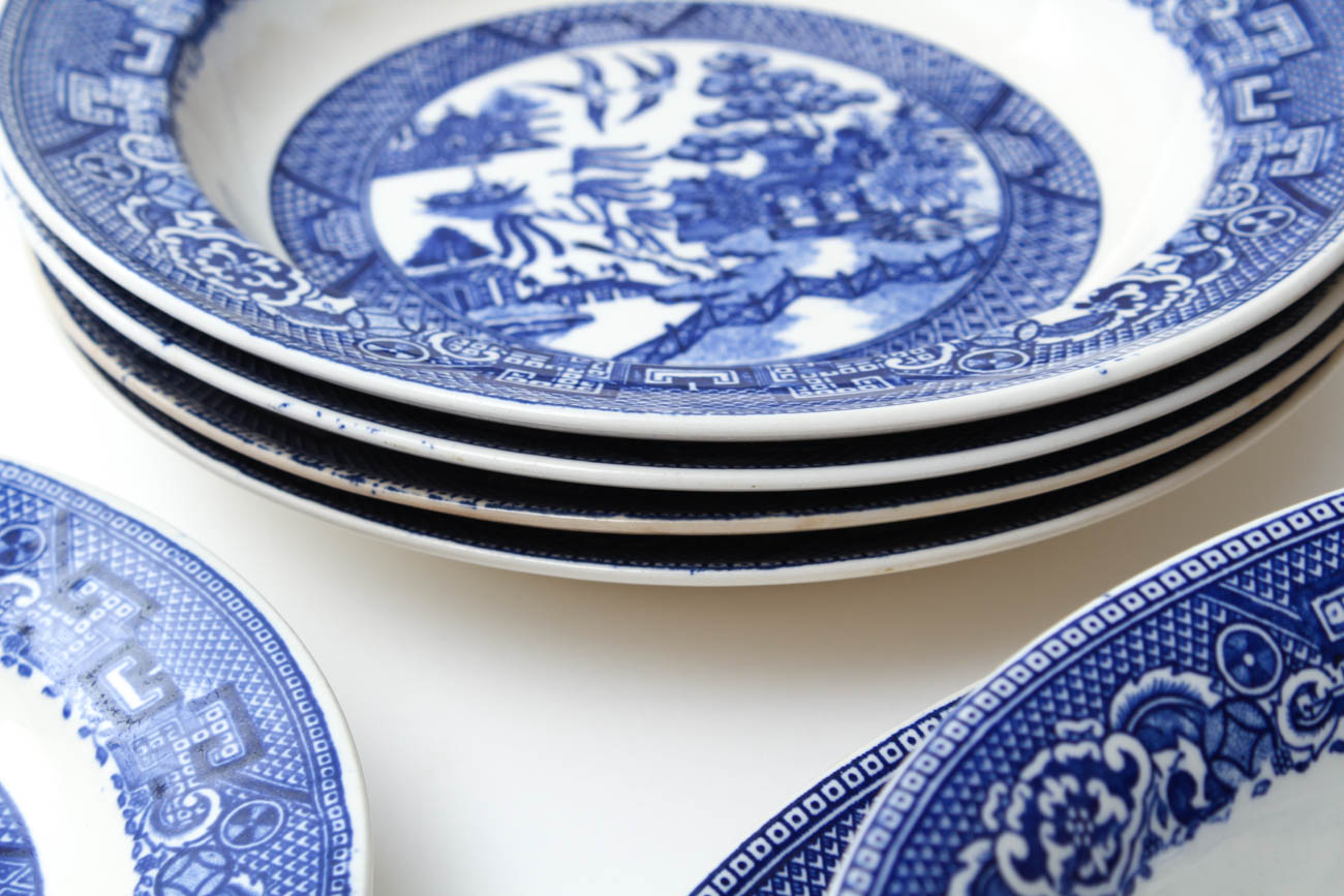 "Blue Willow" China Featuring Johnson Brothers and Homer Laughlin