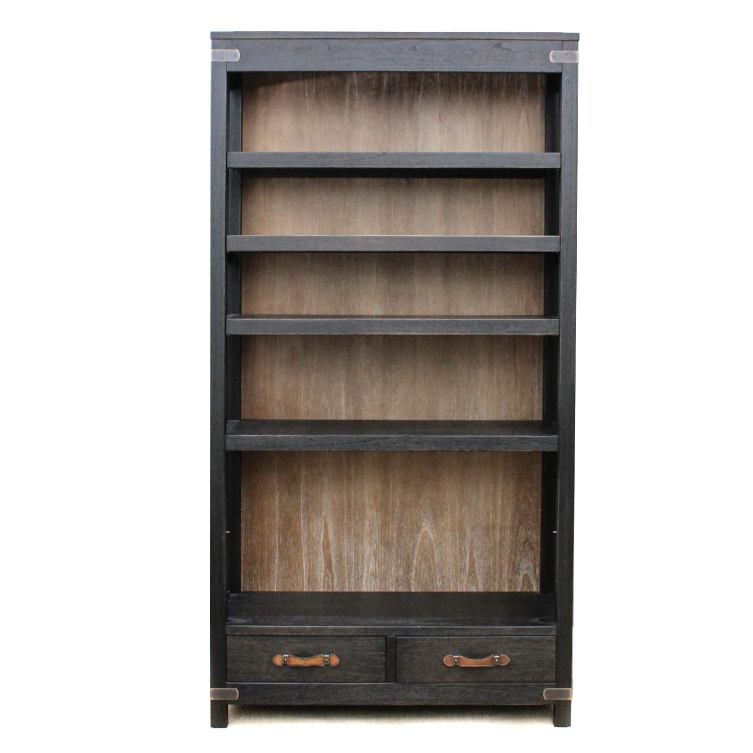 Arhaus "Tremont" Bookcase in "Dry Branch Black"