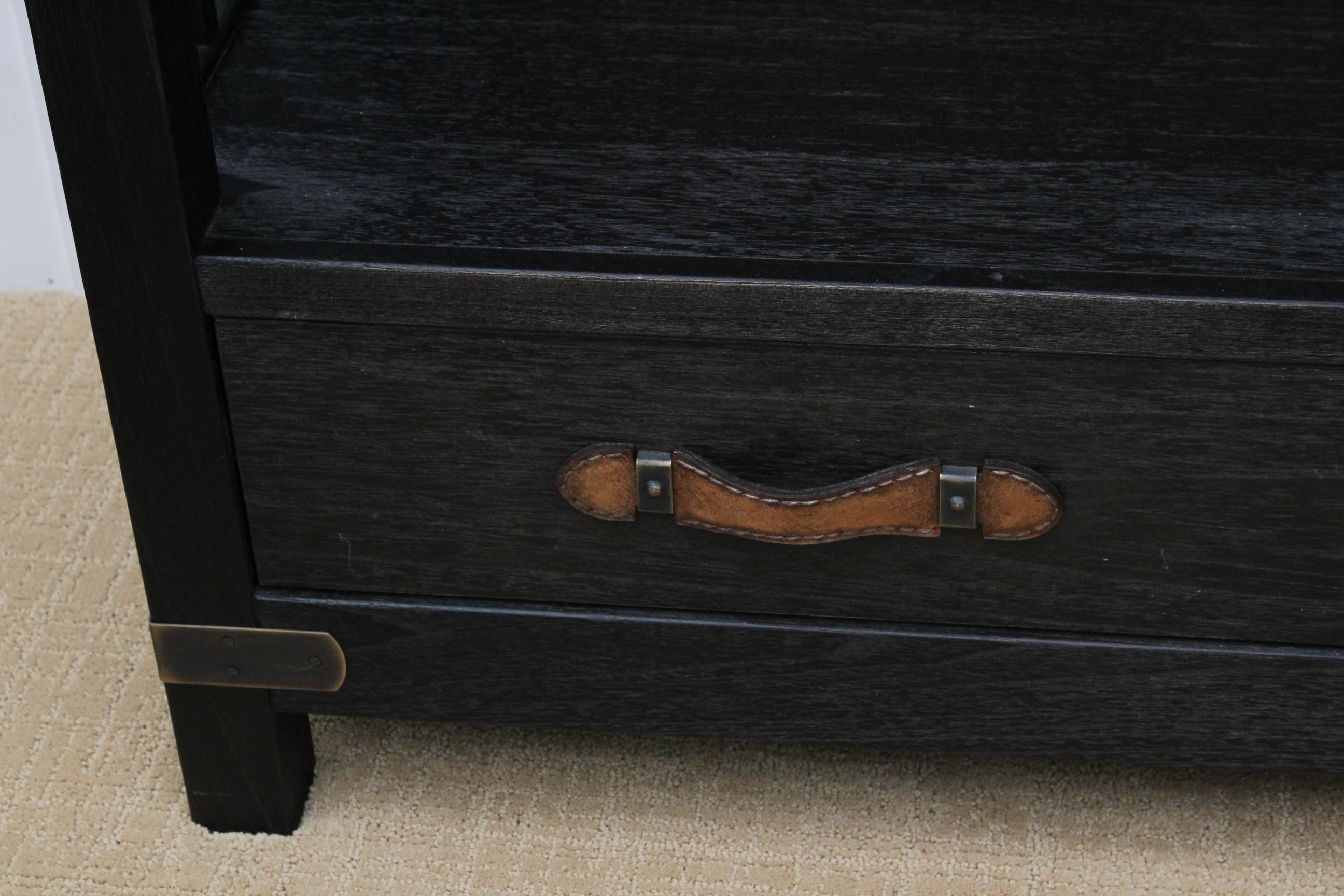 Arhaus "Tremont" Bookcase in "Dry Branch Black"