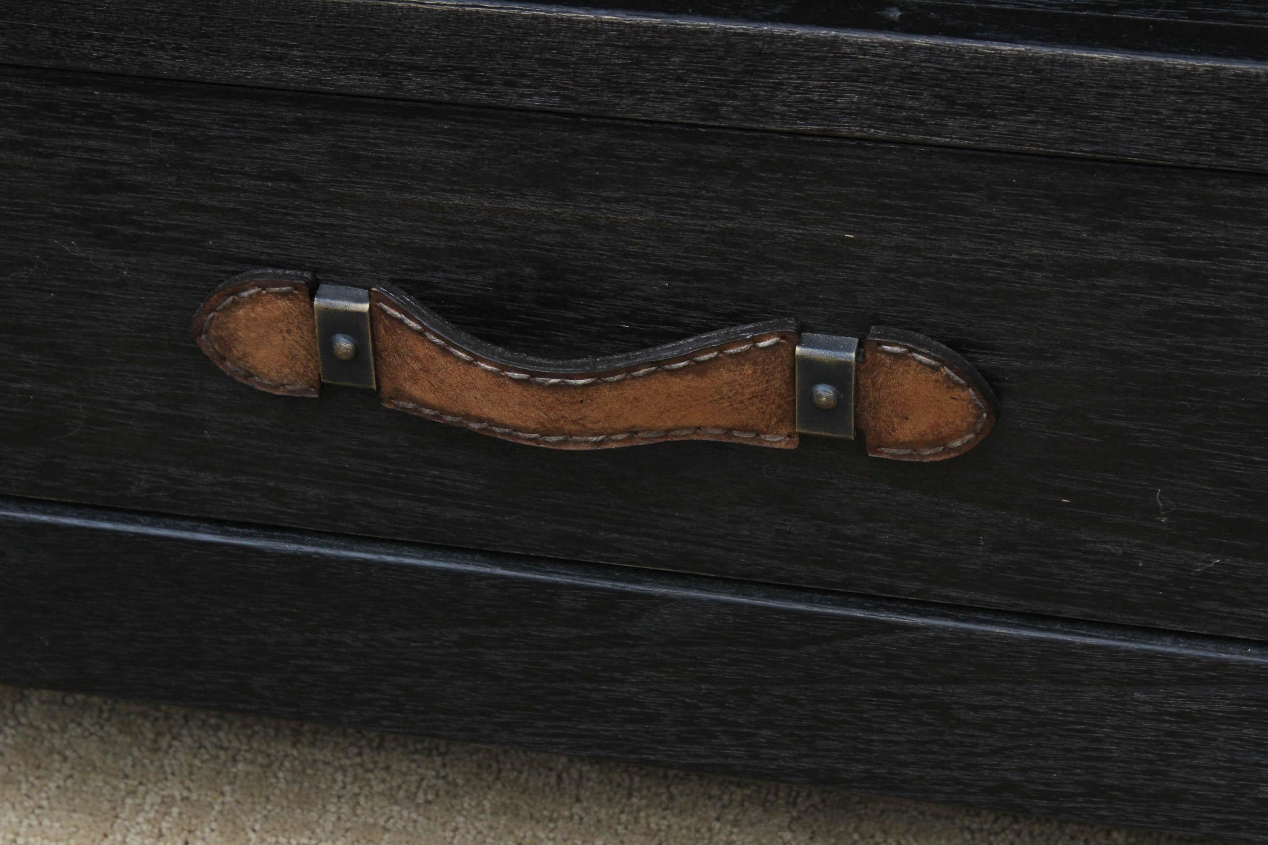 Arhaus "Tremont" Bookcase in "Dry Branch Black"