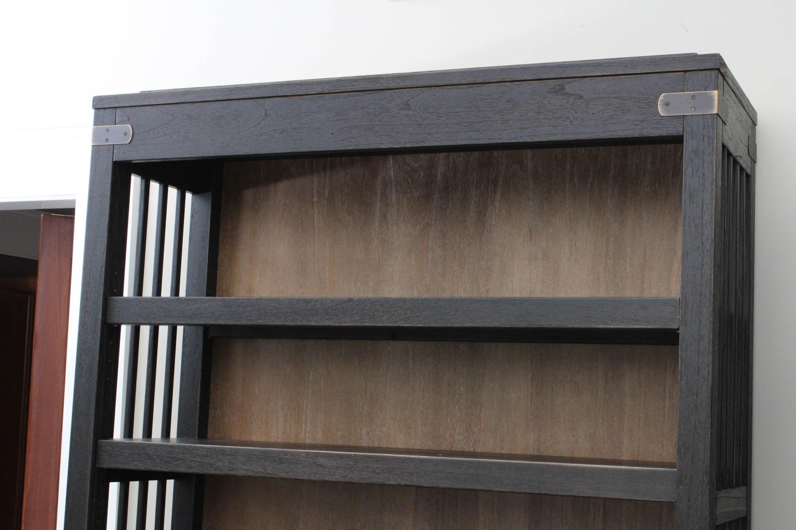 Arhaus "Tremont" Bookcase in "Dry Branch Black"