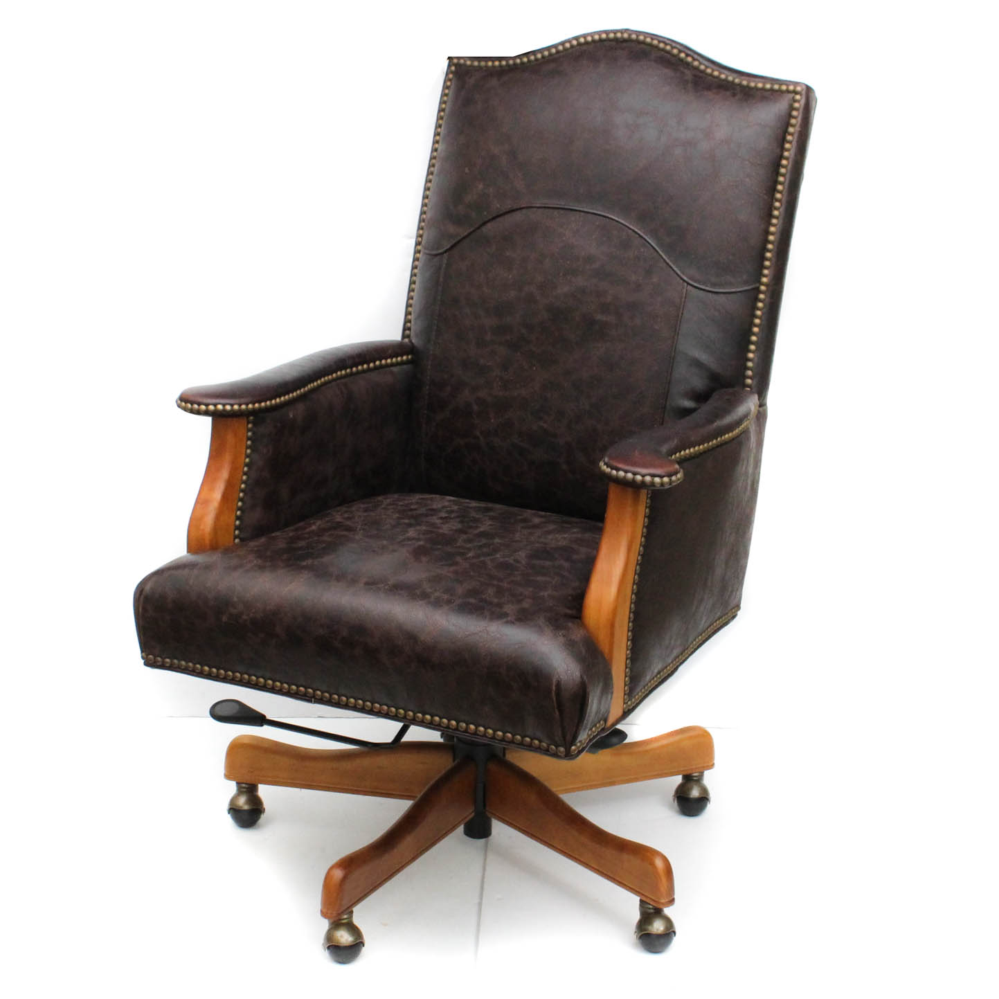 Arhaus "Burroughs" Leather Desk Chair