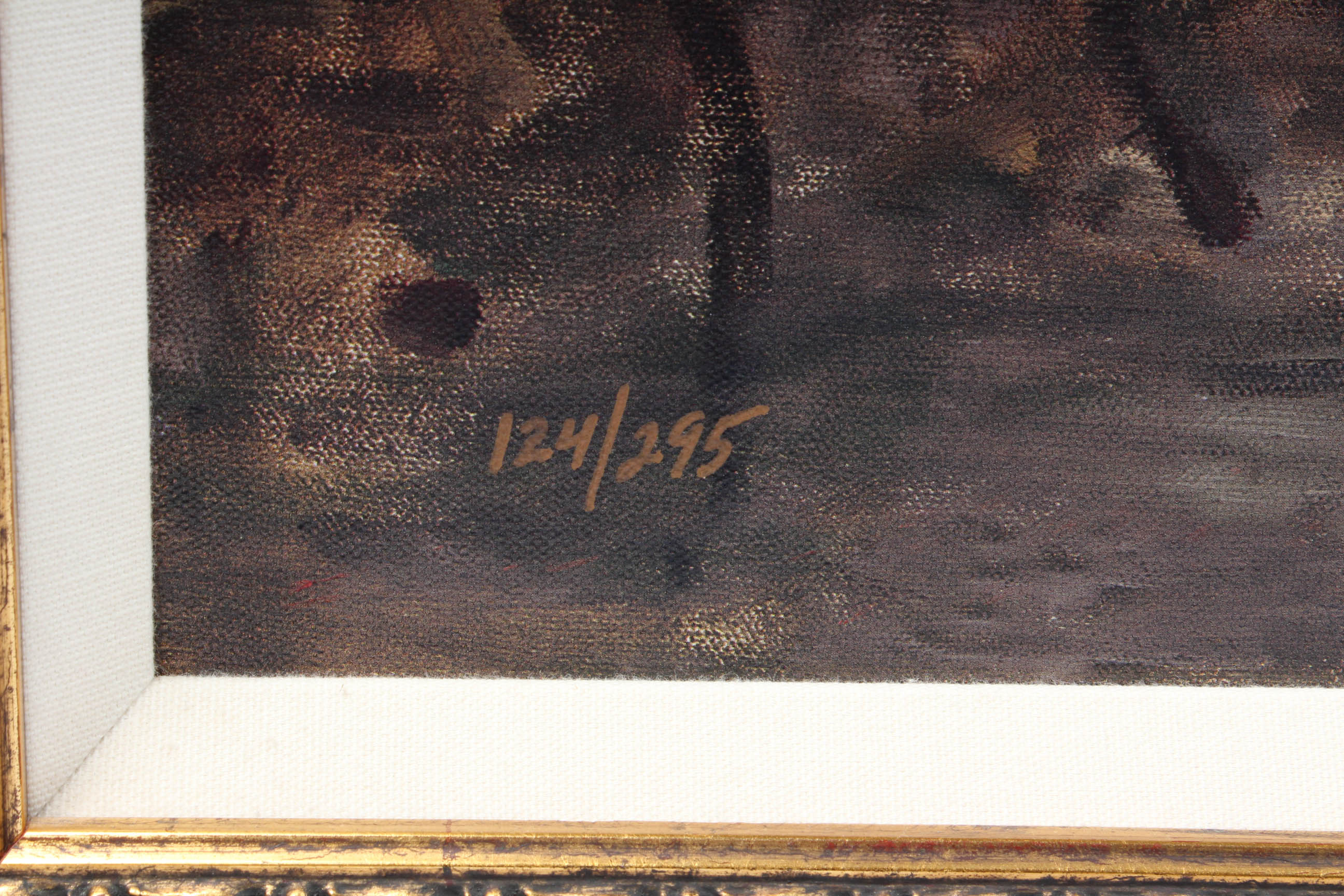 Signed Leonard Wren Limited Edition Giclee "Cafe Aix-en-Provence"