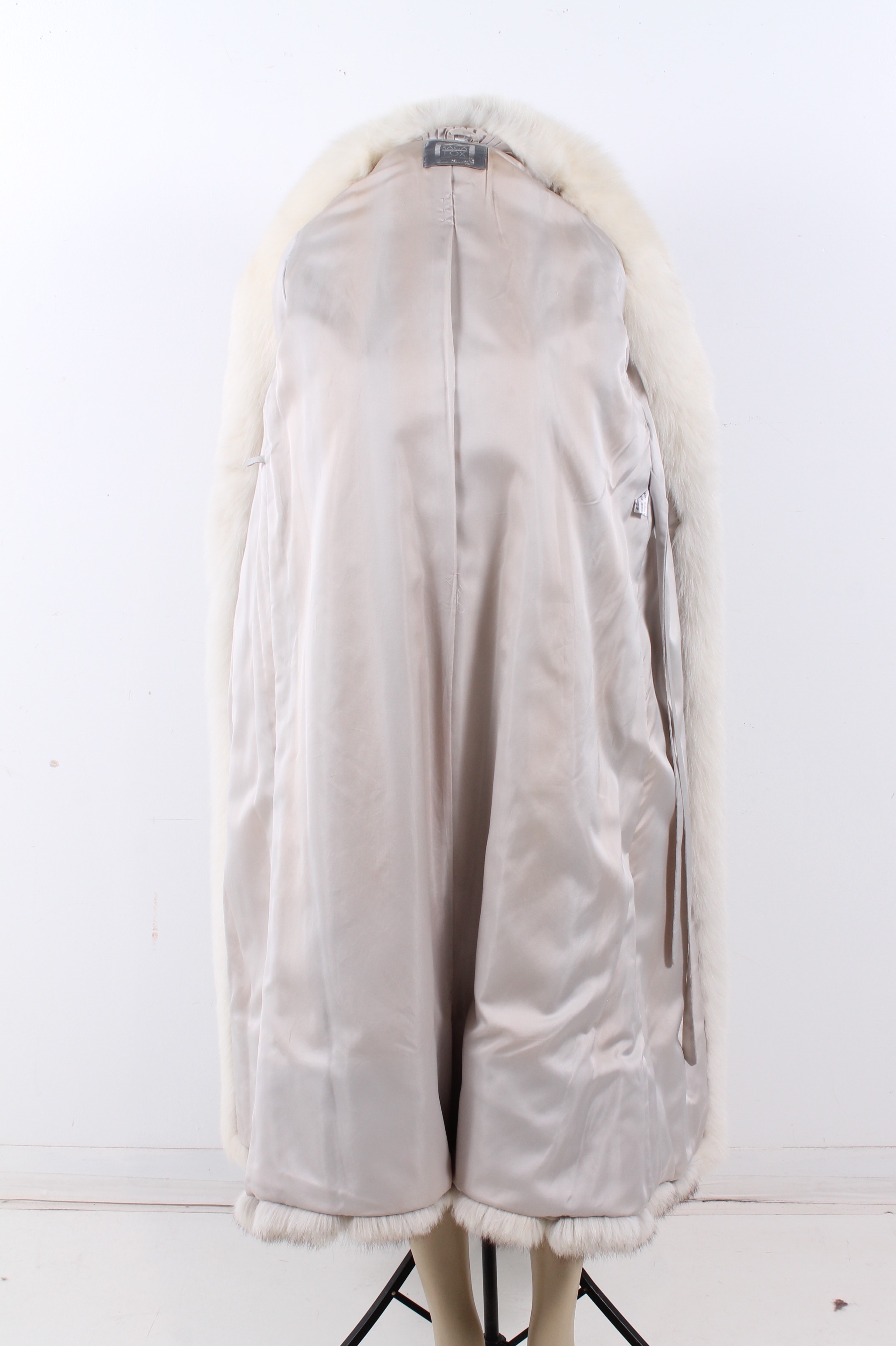 Saga Fox Blue and Arctic Fox Fur Coat