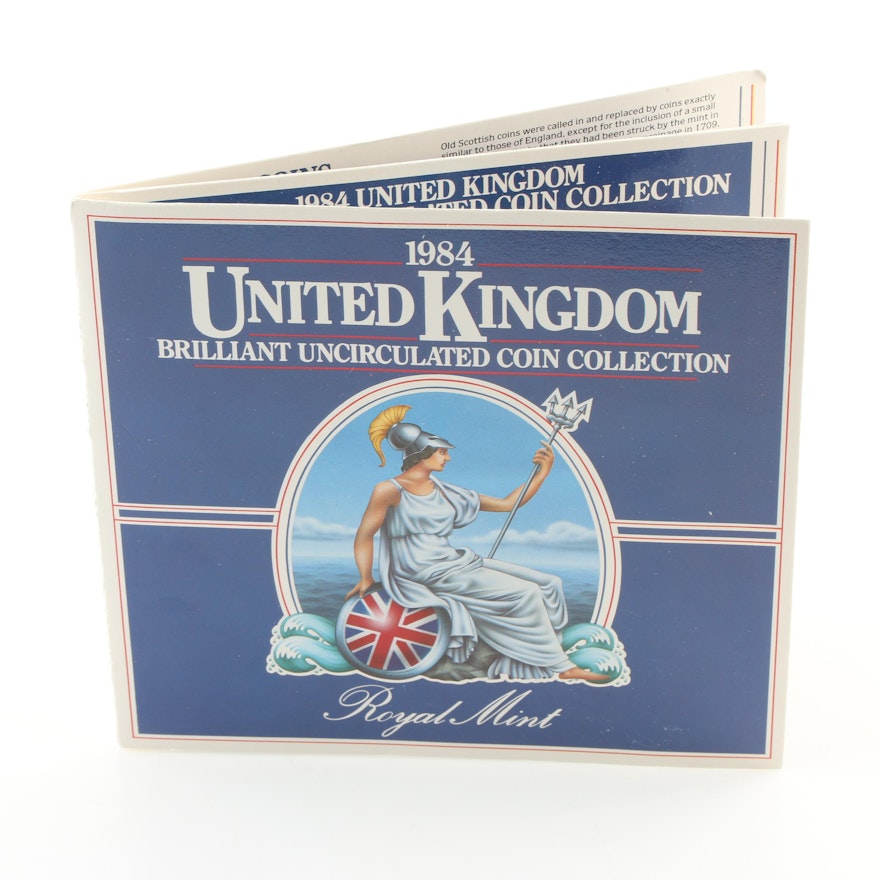 1984 United Kingdom Brilliant Uncirculated Coin Collection