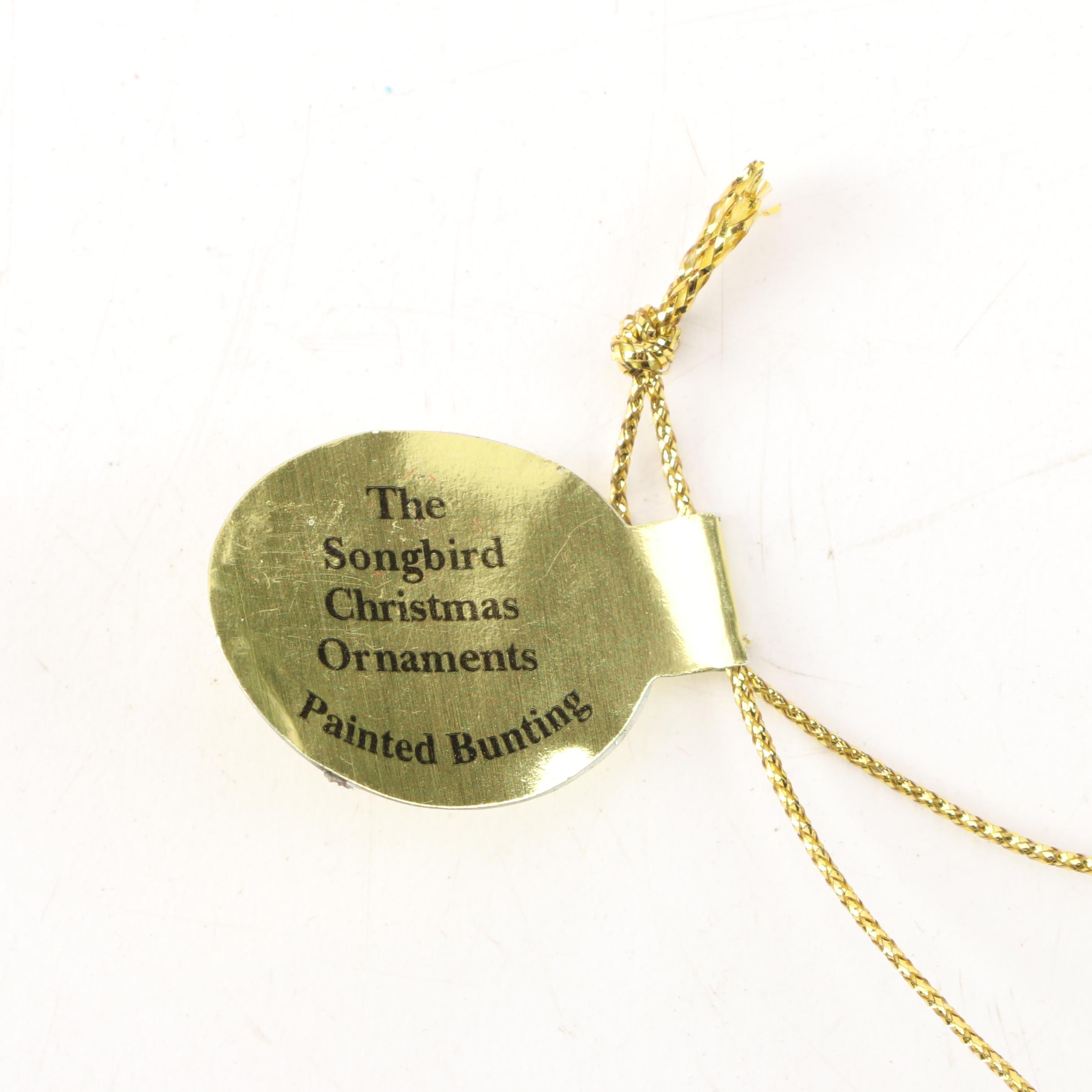 Bird Holiday Ornaments Including The Danbury Mint