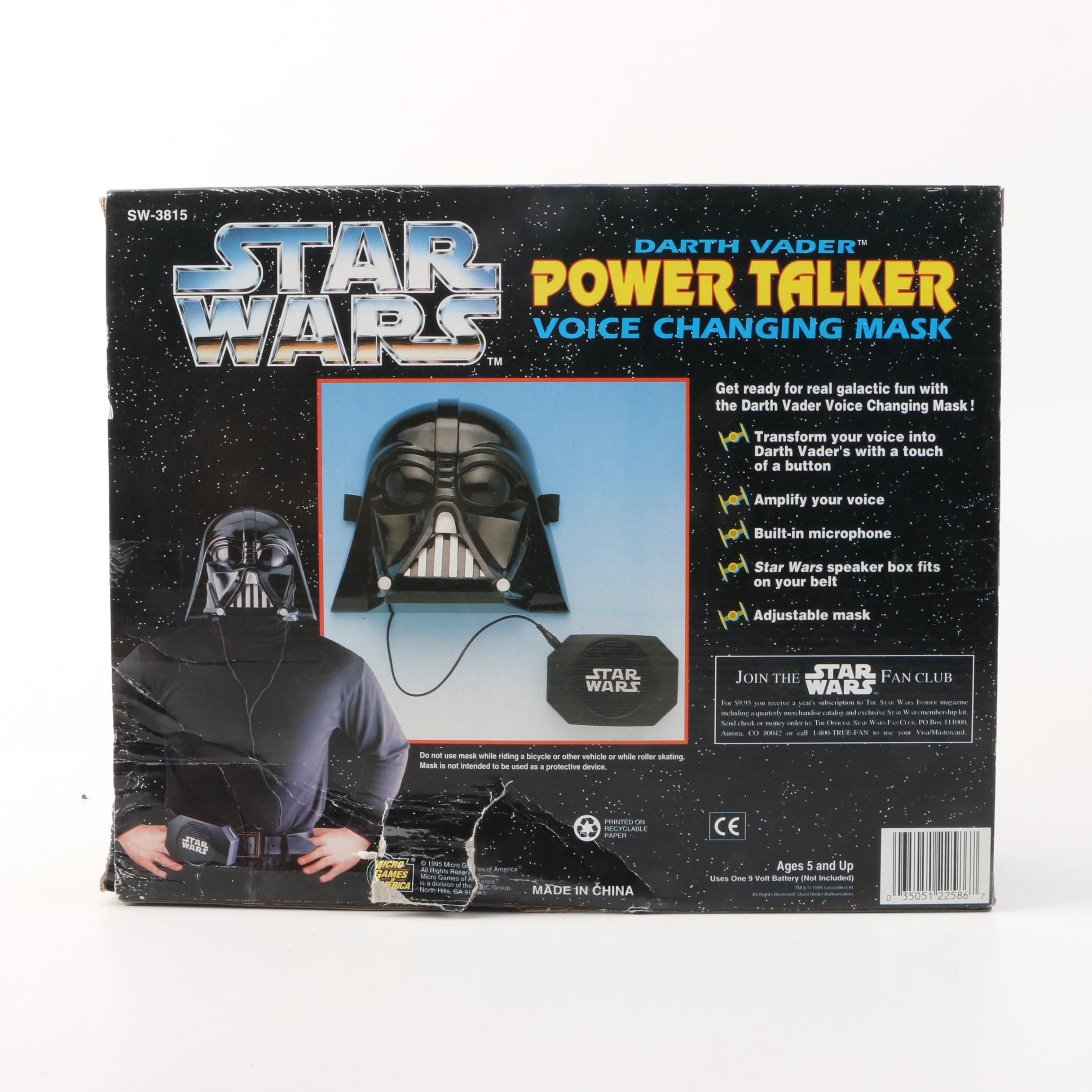 Star Wars R2-D2 Telephone and Darth Vader Power Talker Voice Changing Mask