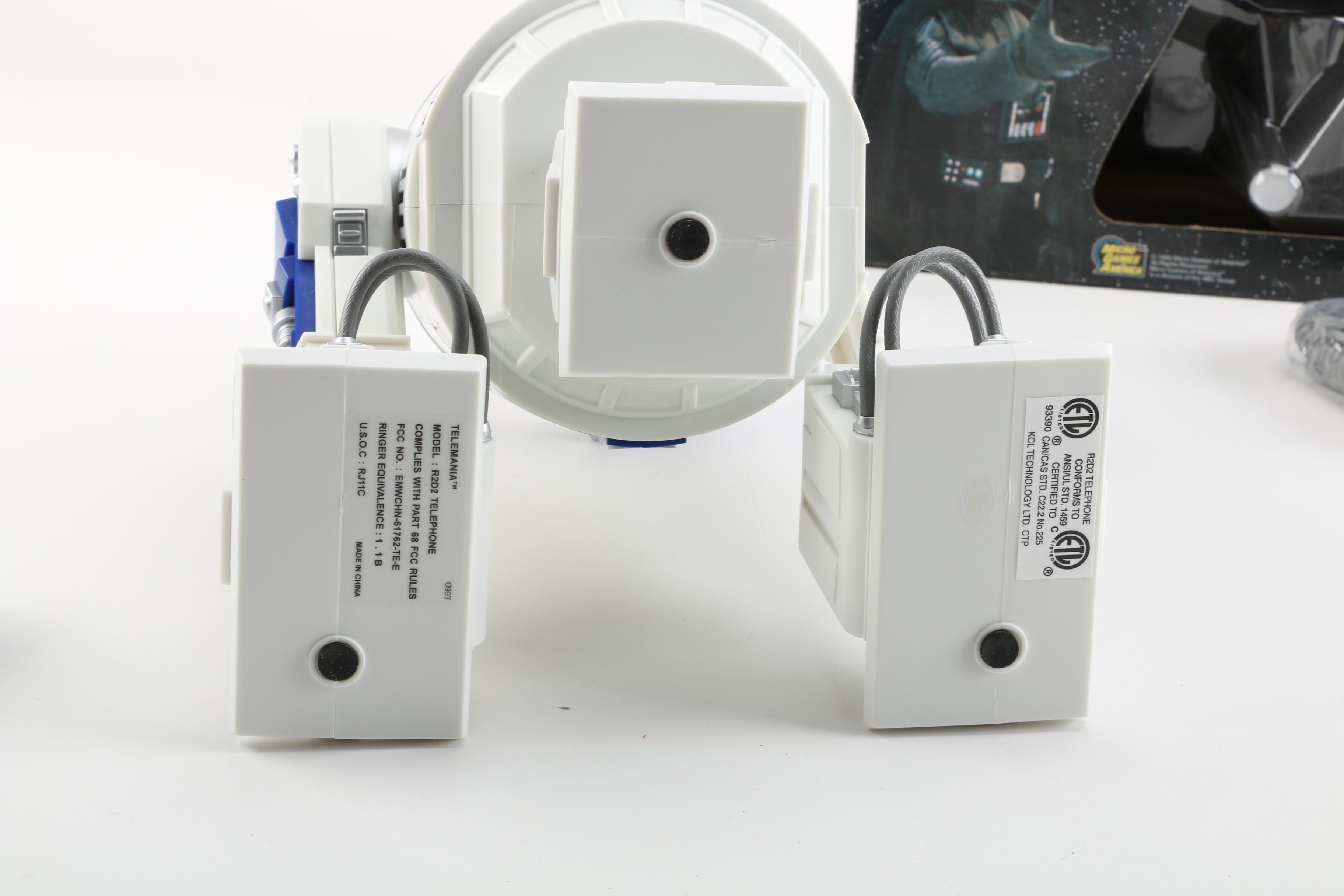 Star Wars R2-D2 Telephone and Darth Vader Power Talker Voice Changing Mask