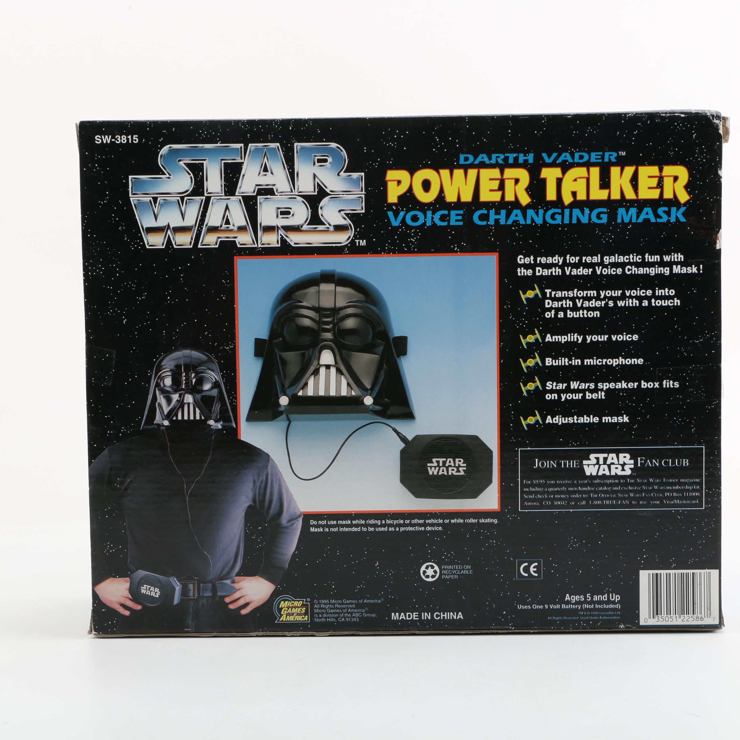 Star Wars R2-D2 Telephone and Darth Vader Power Talker Voice Changing Mask