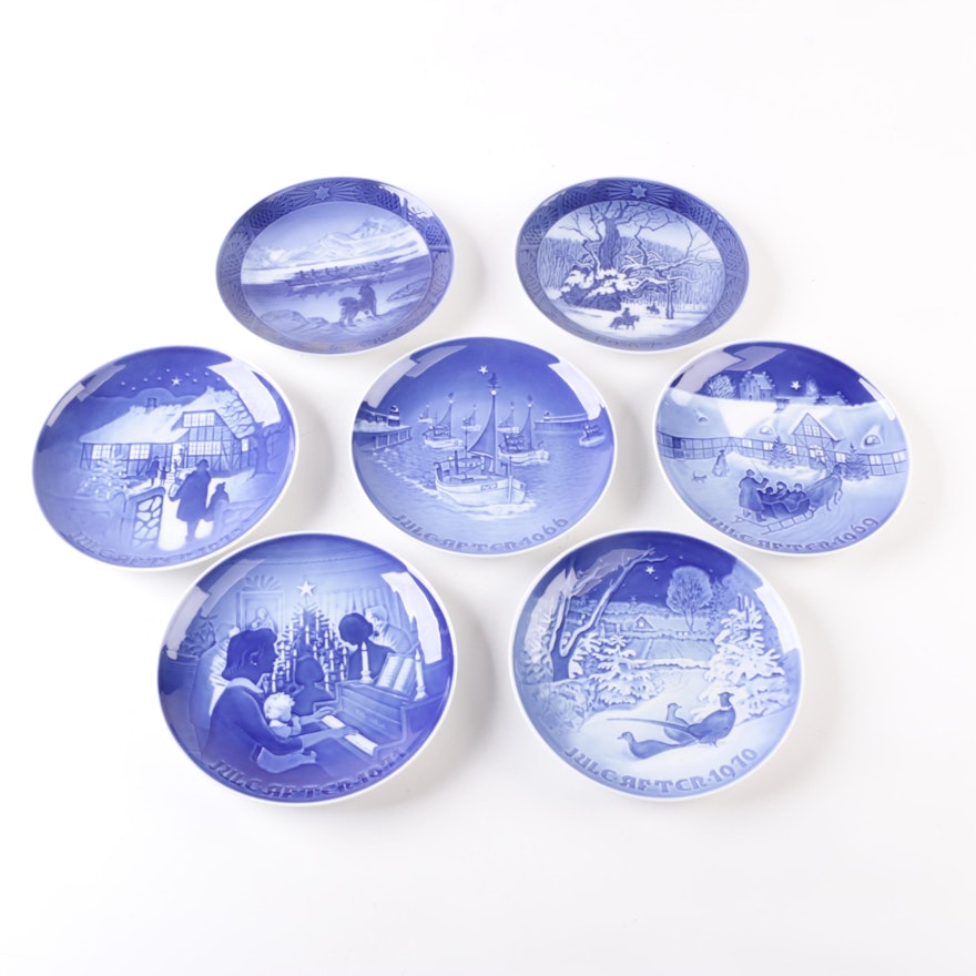 Vintage Bing & Grøndahl Porcelain Collector's Plates ca. 1966-73