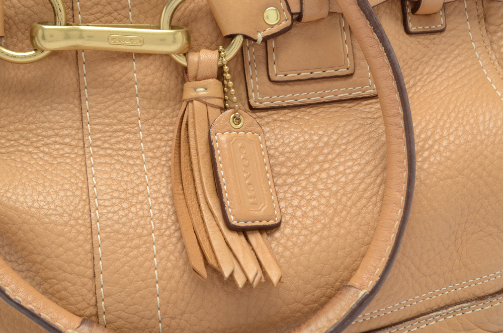 Coach Hamptons Leather Satchel