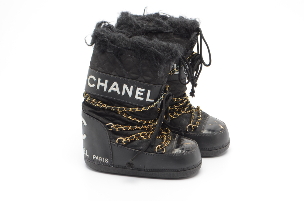 Chanel Quilted Apres Ski Moon Boots