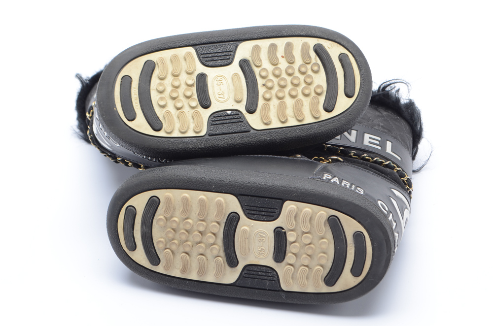 Chanel Quilted Apres Ski Moon Boots