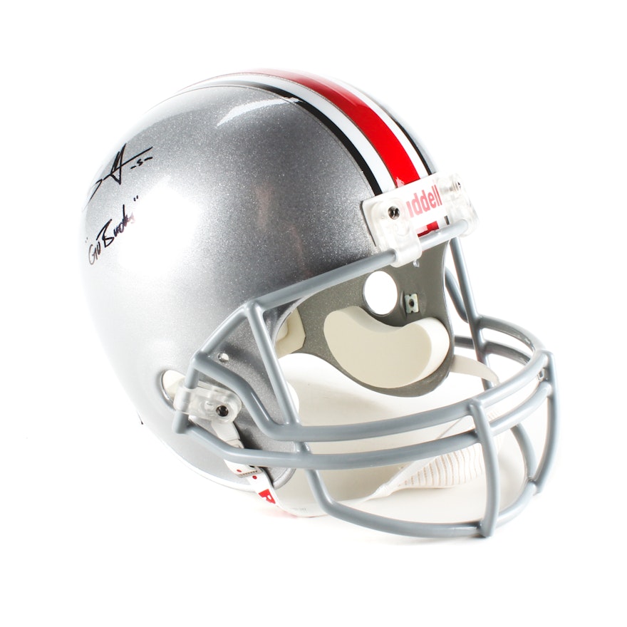 Braxton Miller Signed Helmet  COA