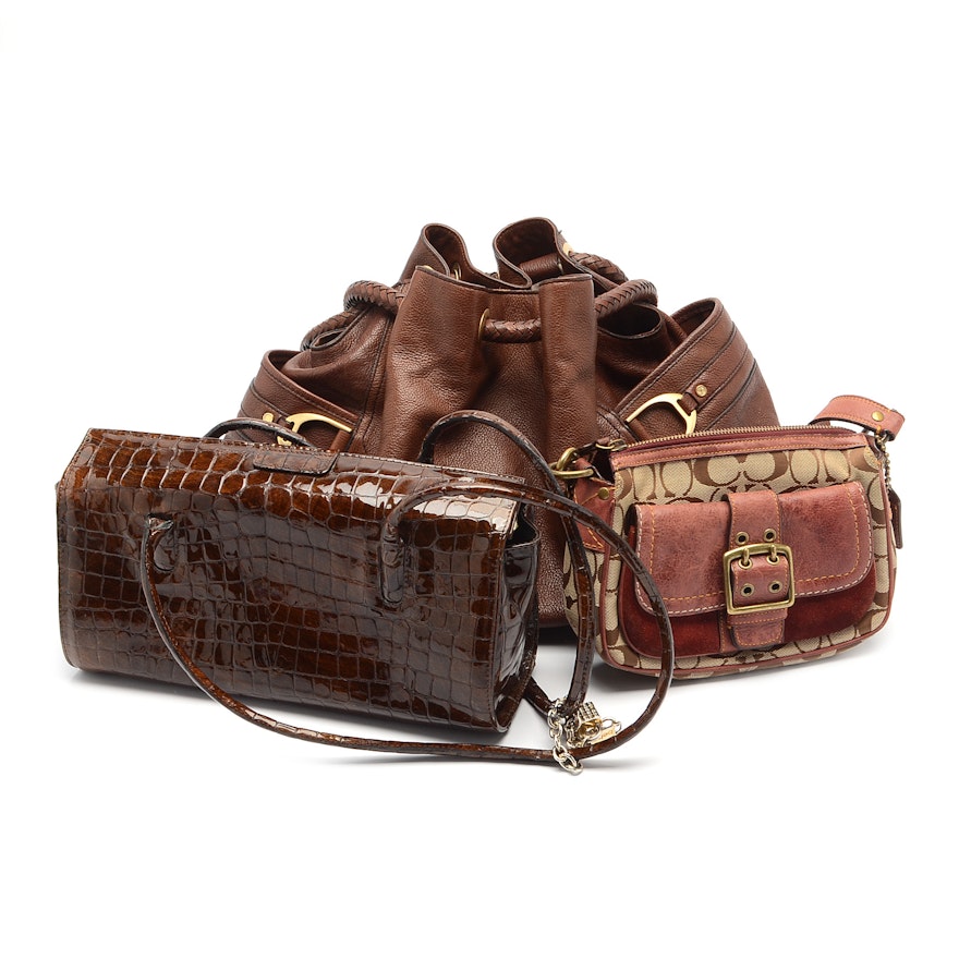 Designer Handbags including Coach and Cole Haan