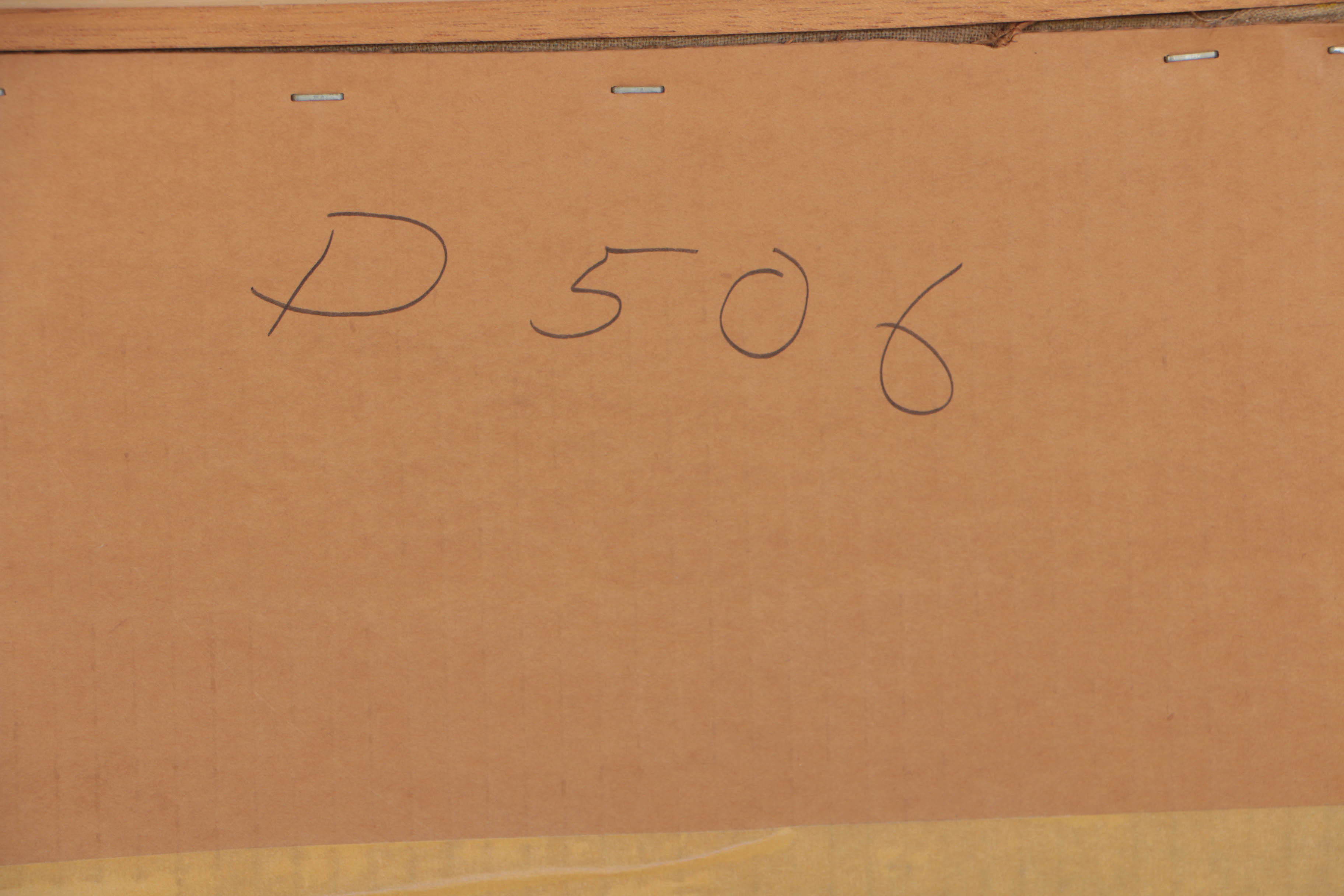 Ludwig Sander 1967 Oil on Canvas "Mojave III"