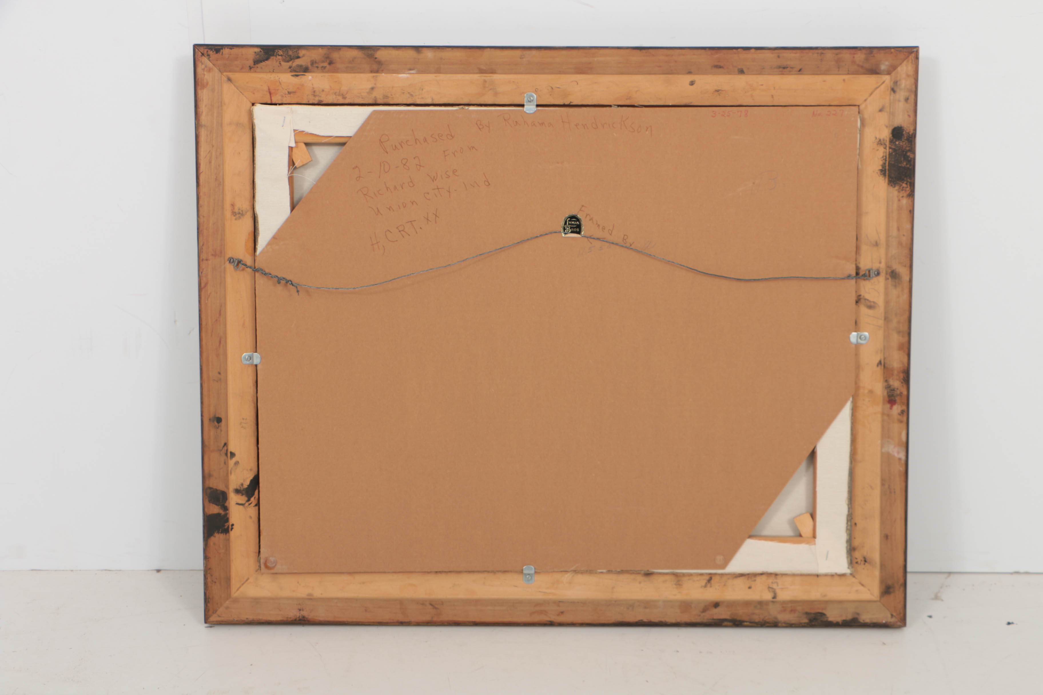 Varaldo Cariani Oil on Canvas Creek Landscape