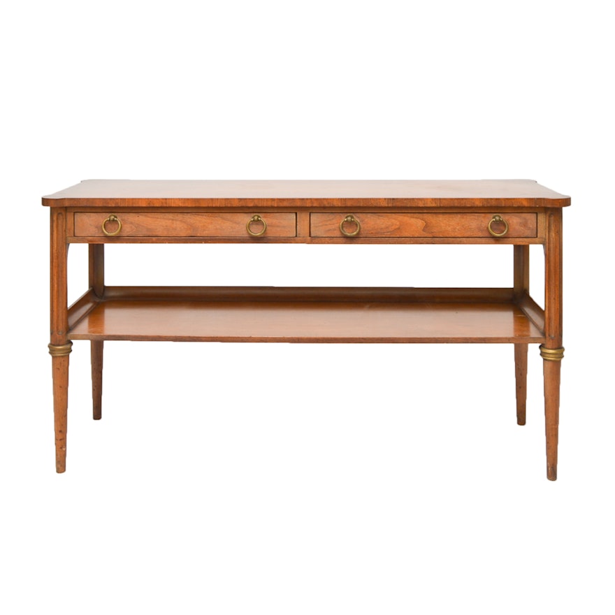 Vintage Neoclassical Style Console Table by Baker Furniture