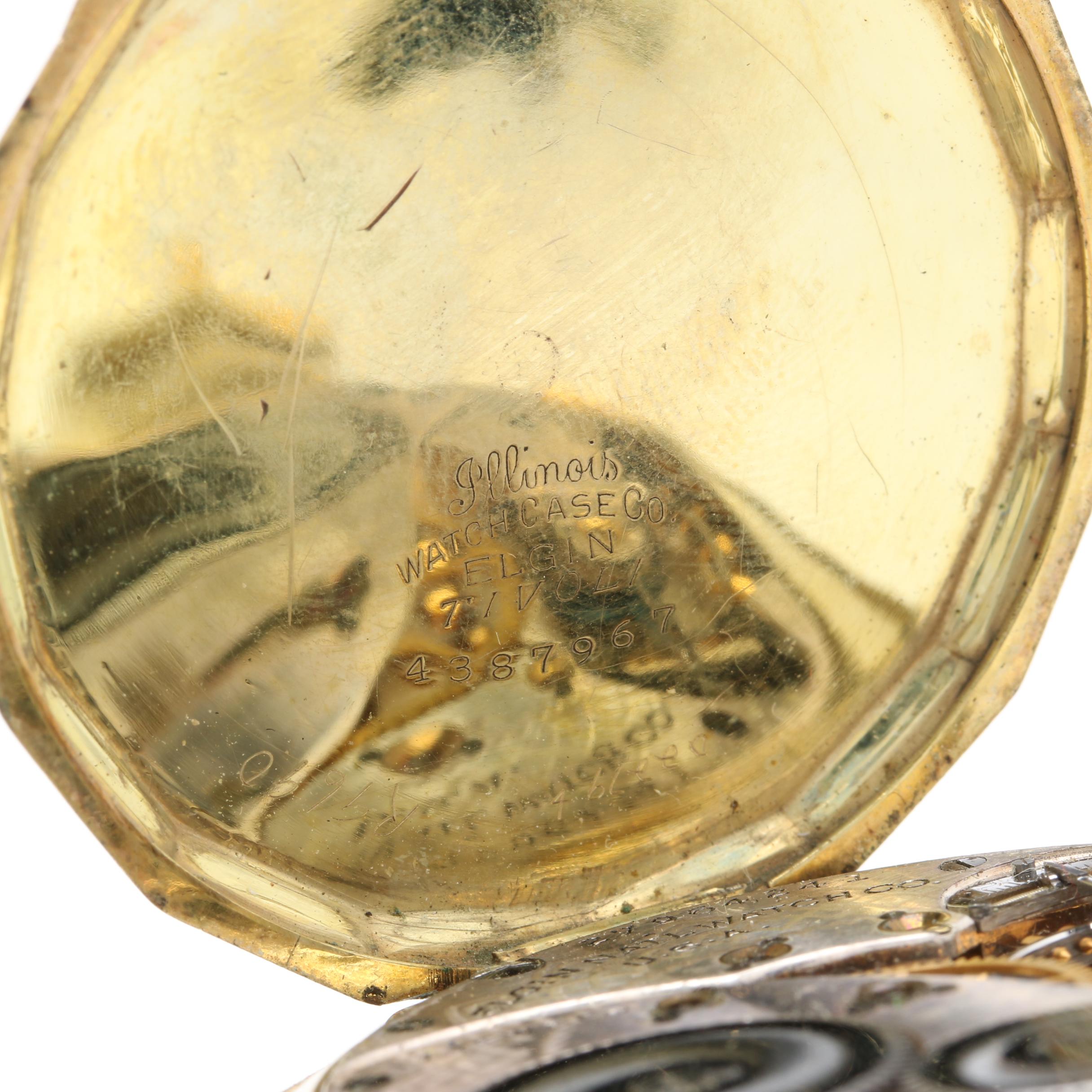 Vintage Elgin Pocket Watch and Imitation Mother of Pearl Pocket Knife