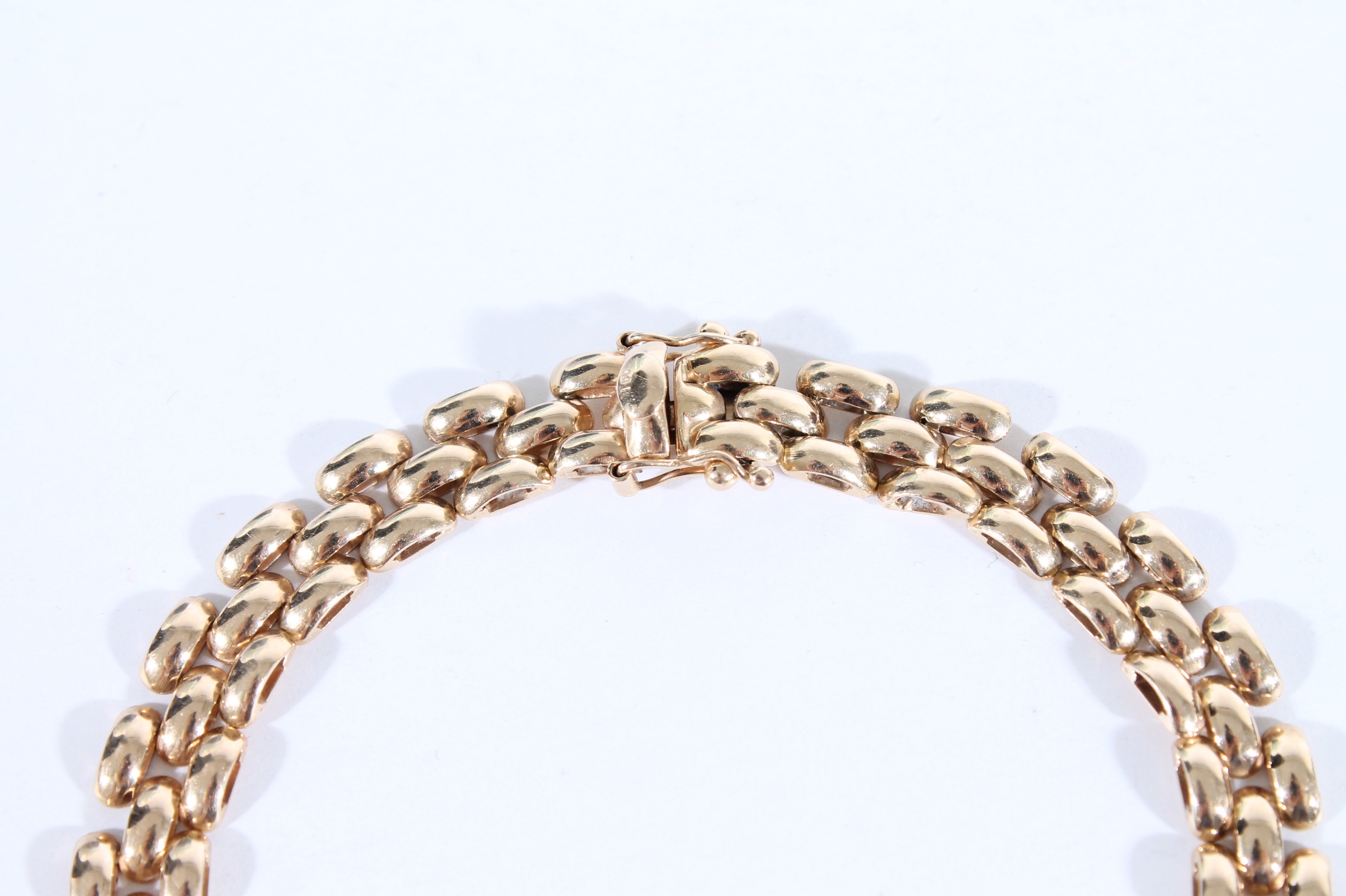 Aurafin 14K Yellow Gold Link Bracelet