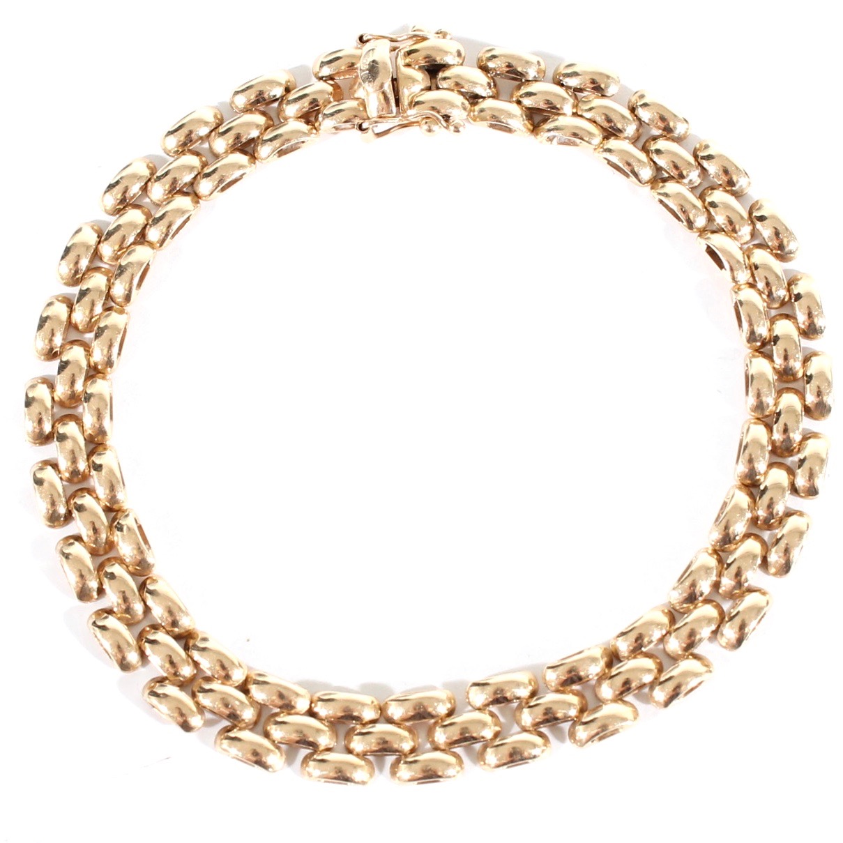 Aurafin 14K Yellow Gold Link Bracelet