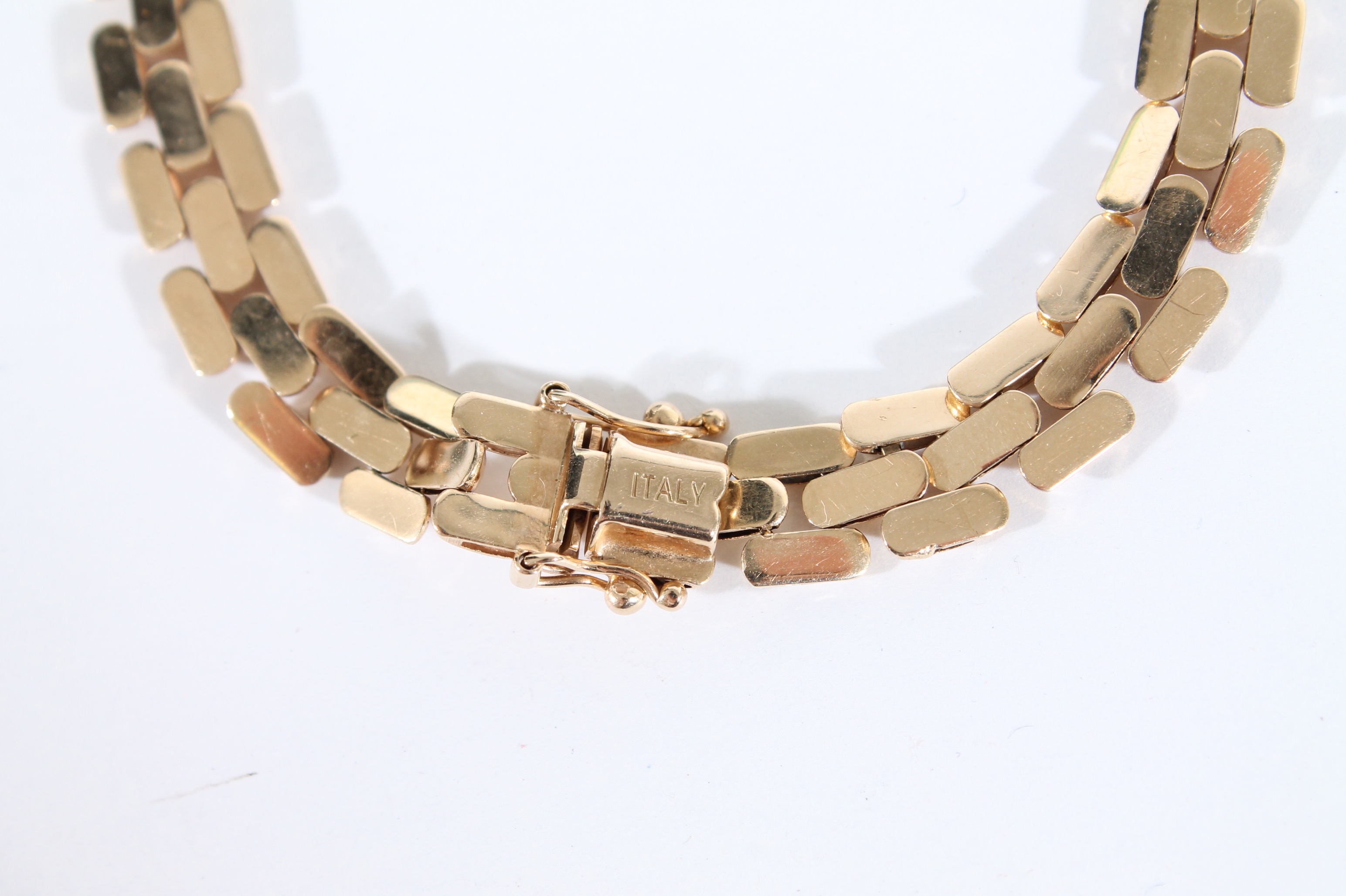 Aurafin 14K Yellow Gold Link Bracelet
