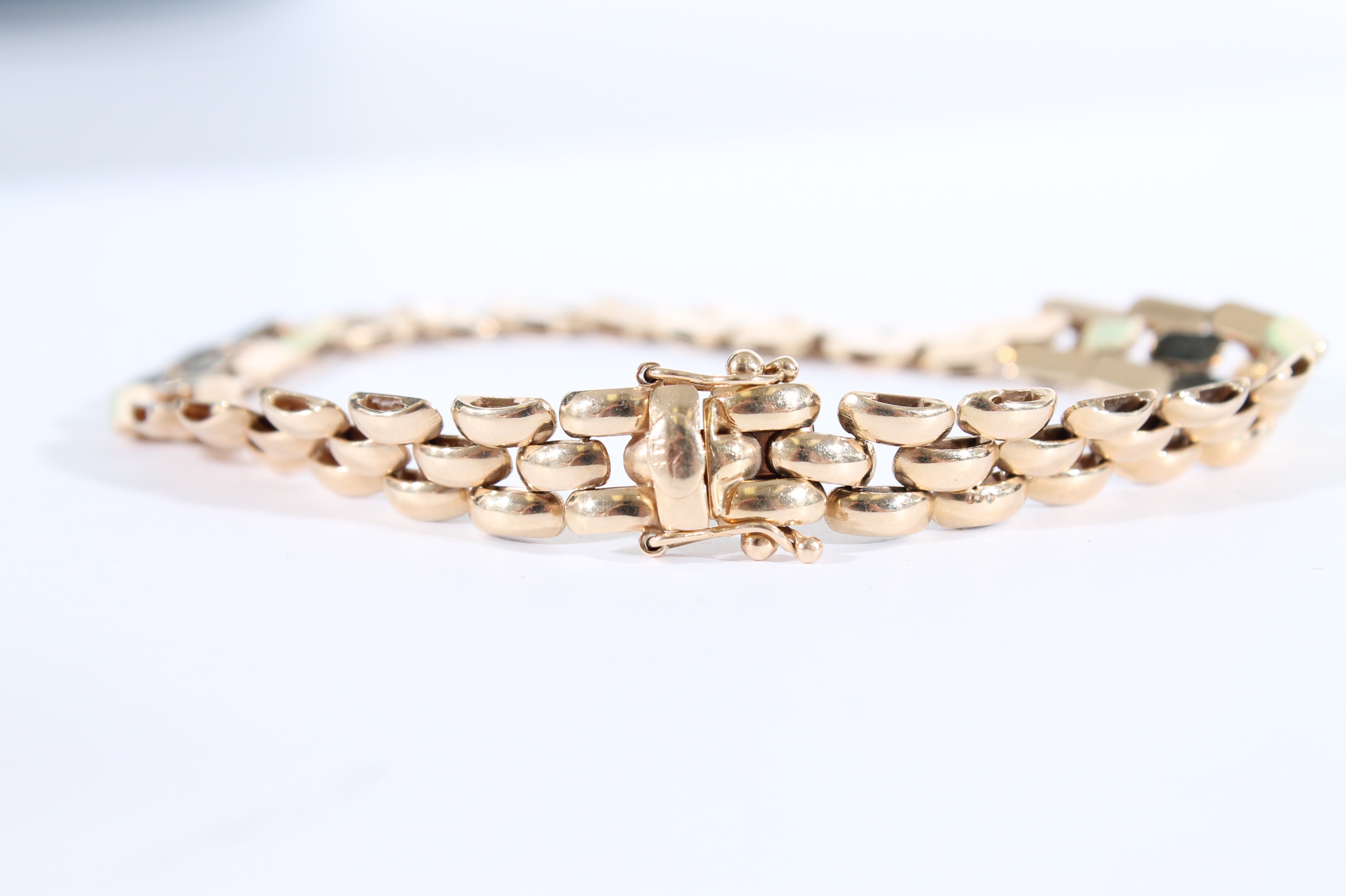 Aurafin 14K Yellow Gold Link Bracelet