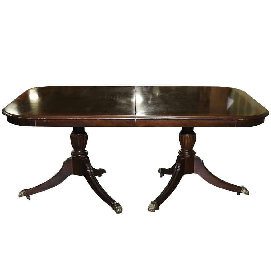 Vinage Ducan Phyfe Style Dining Table