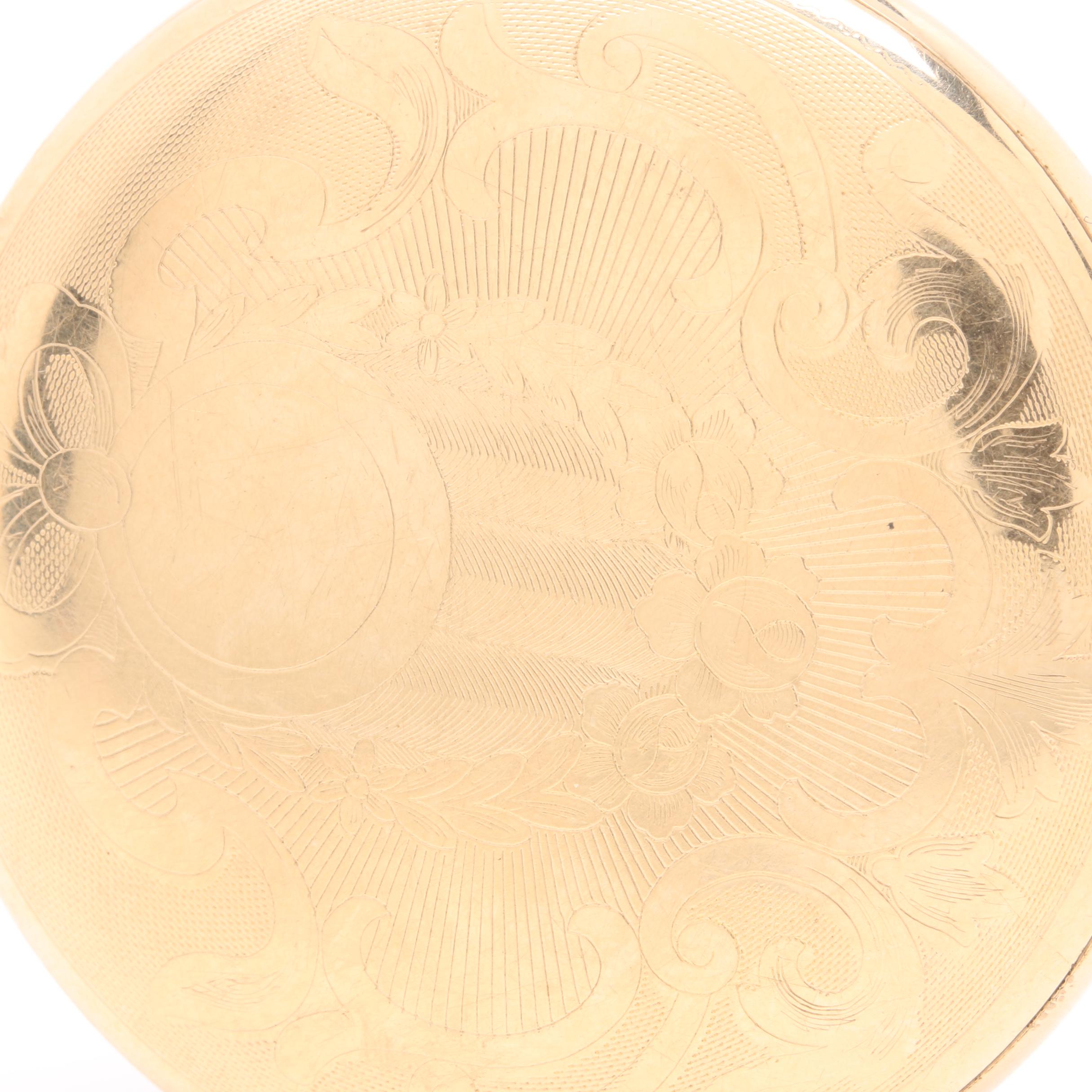 Ingersoll Reliance Open Face Pocket Watch