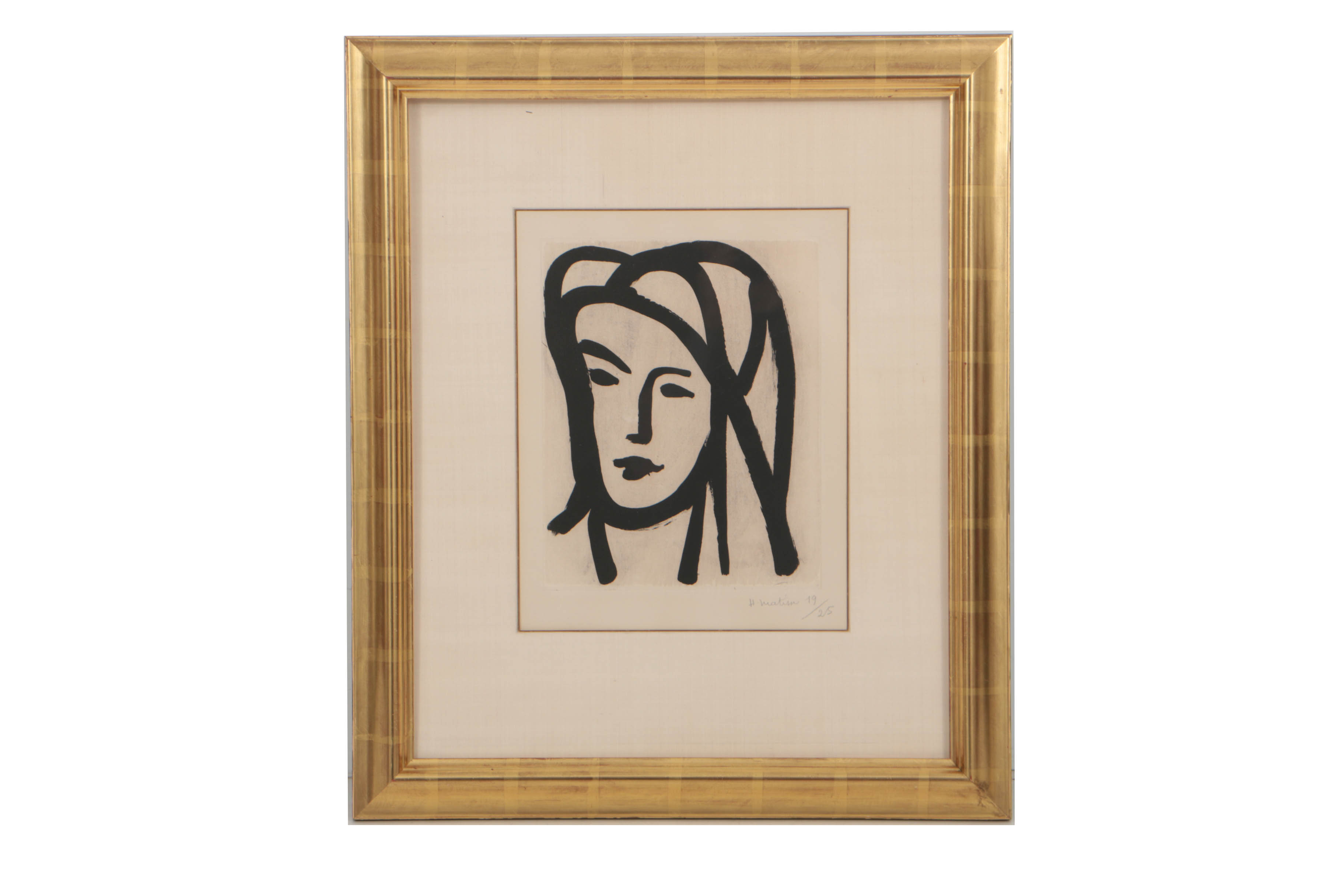 Henri Matisse Limited Edition Aquatint on Paper "Bédouine au grand voile"