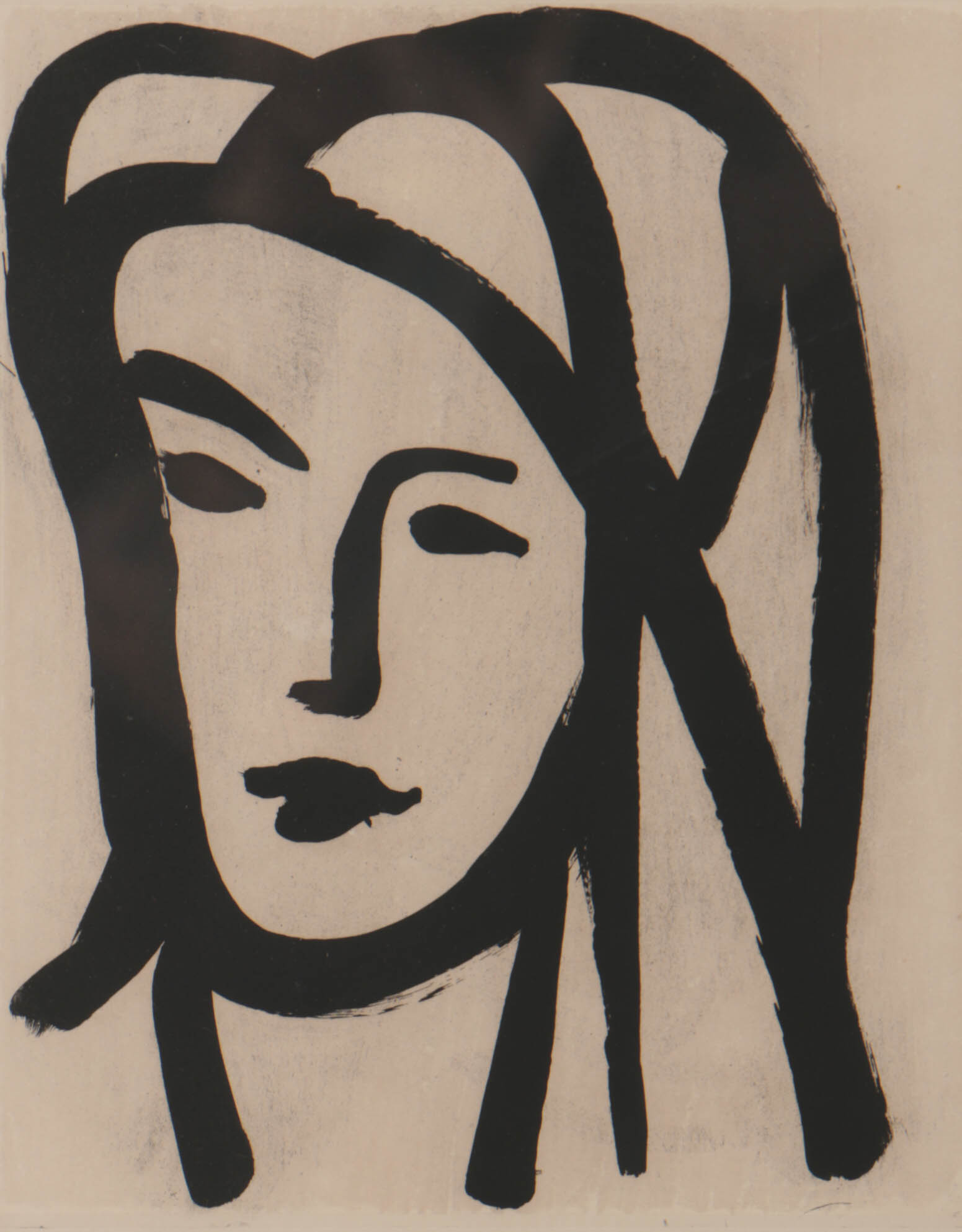 Henri Matisse Limited Edition Aquatint on Paper "Bédouine au grand voile"