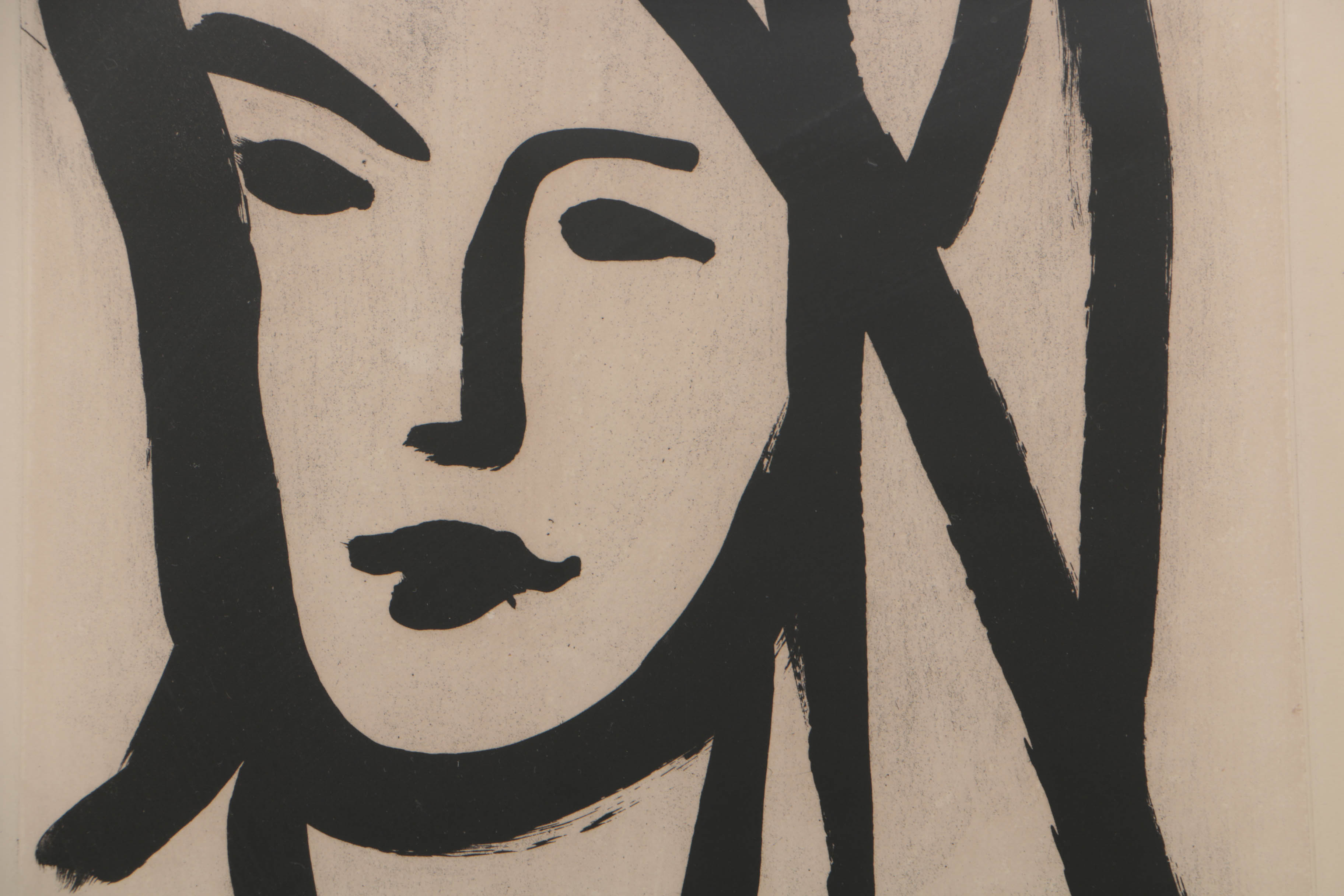 Henri Matisse Limited Edition Aquatint on Paper "Bédouine au grand voile"