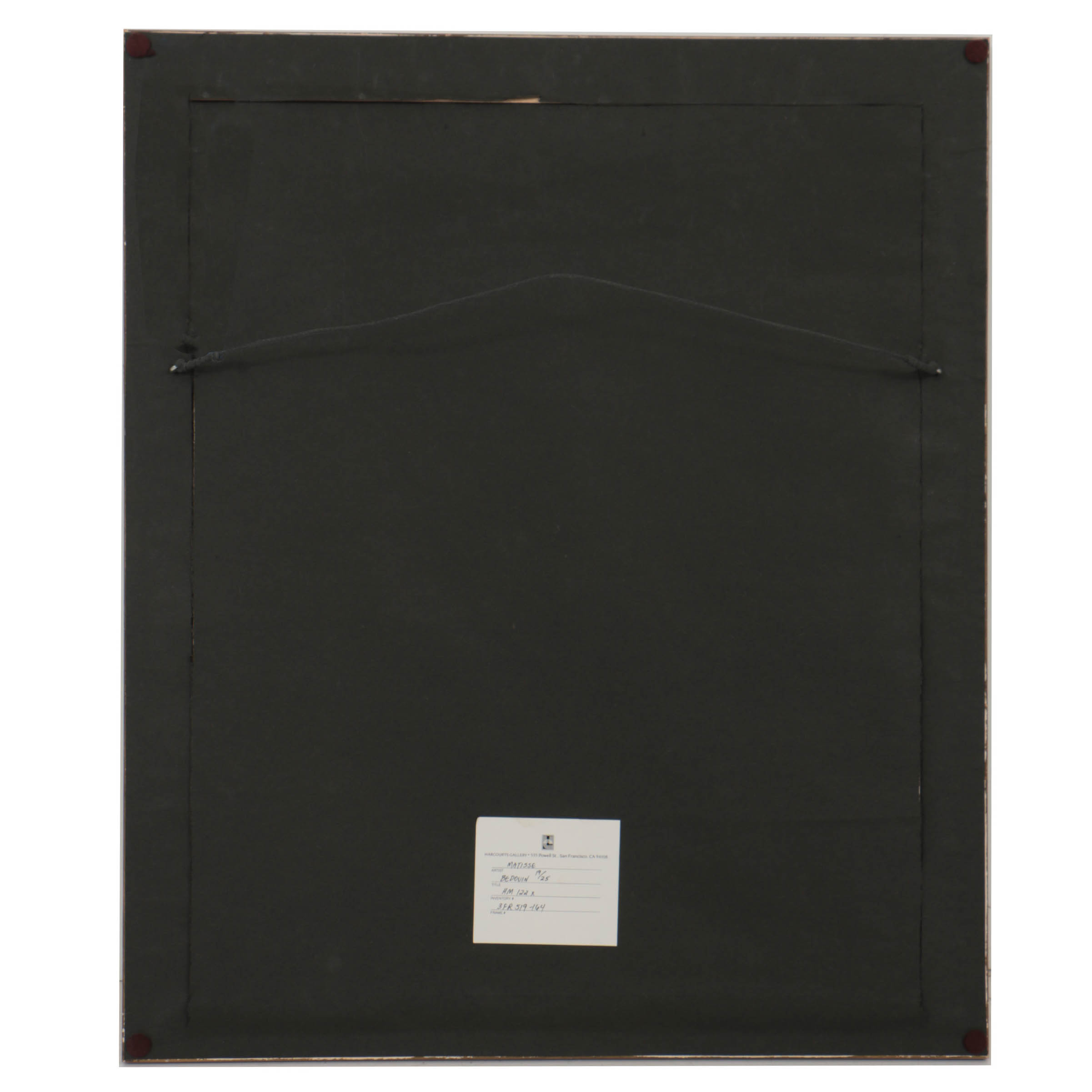 Henri Matisse Limited Edition Aquatint on Paper "Bédouine au grand voile"