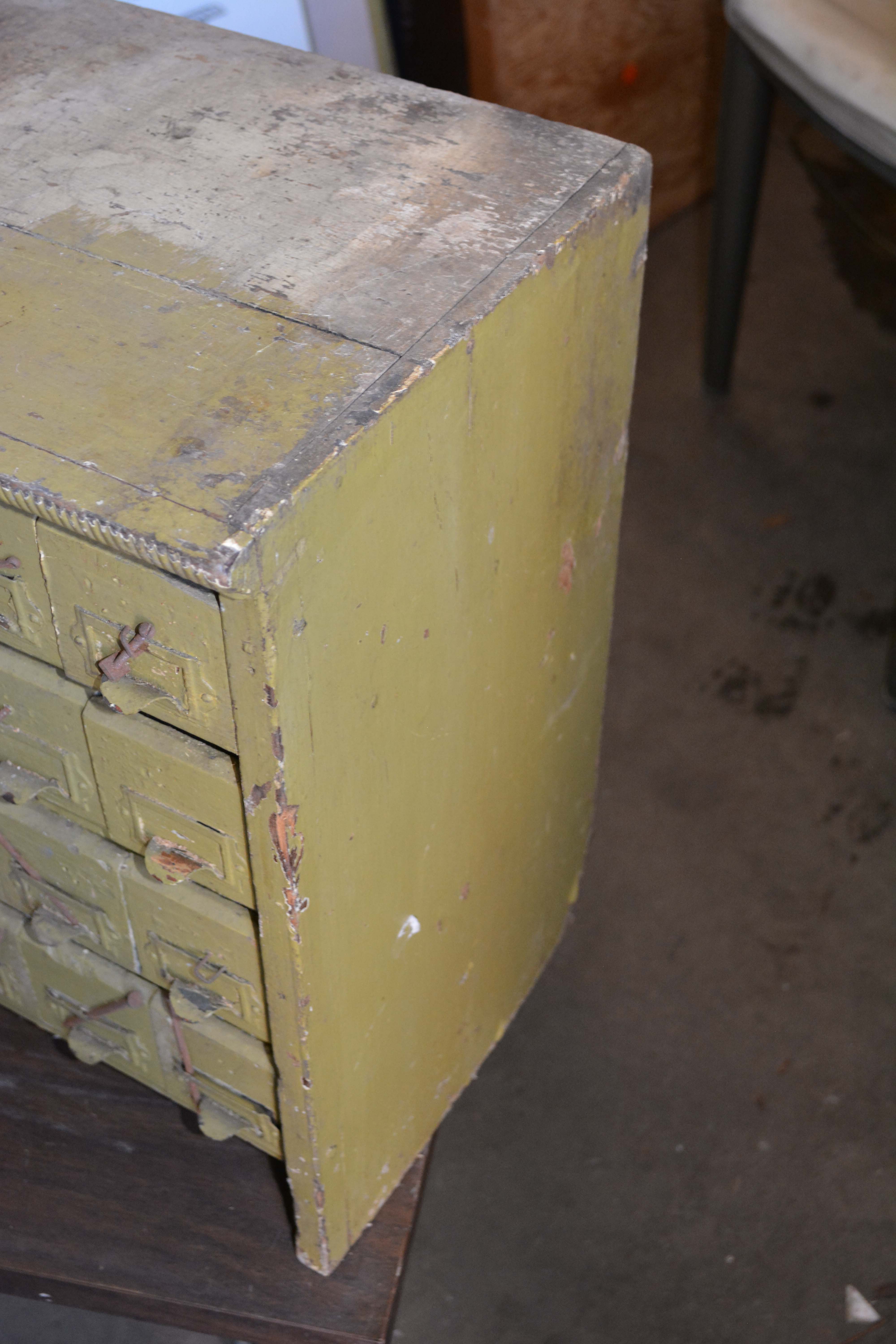 Vintage Hardware Cabinet