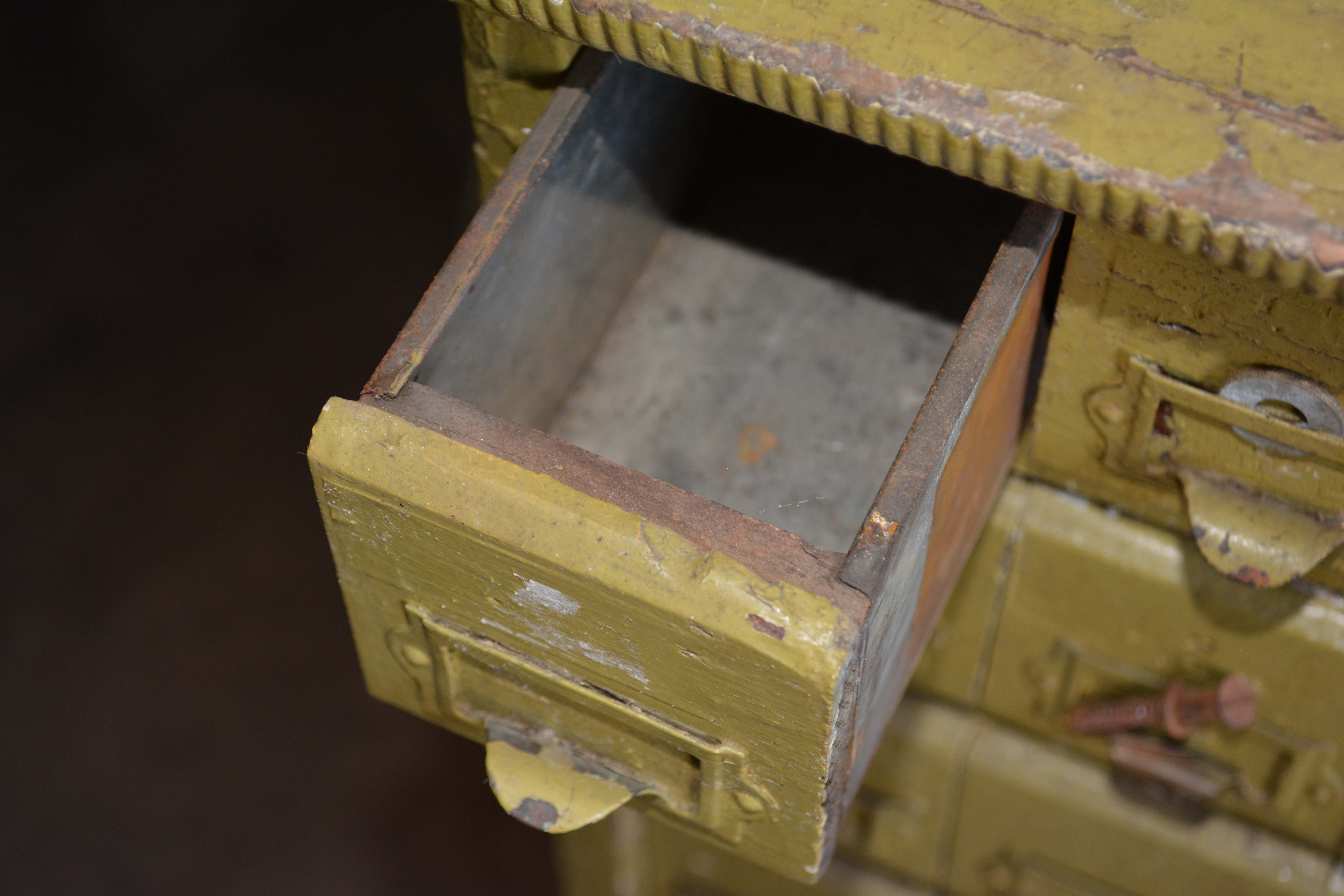 Vintage Hardware Cabinet