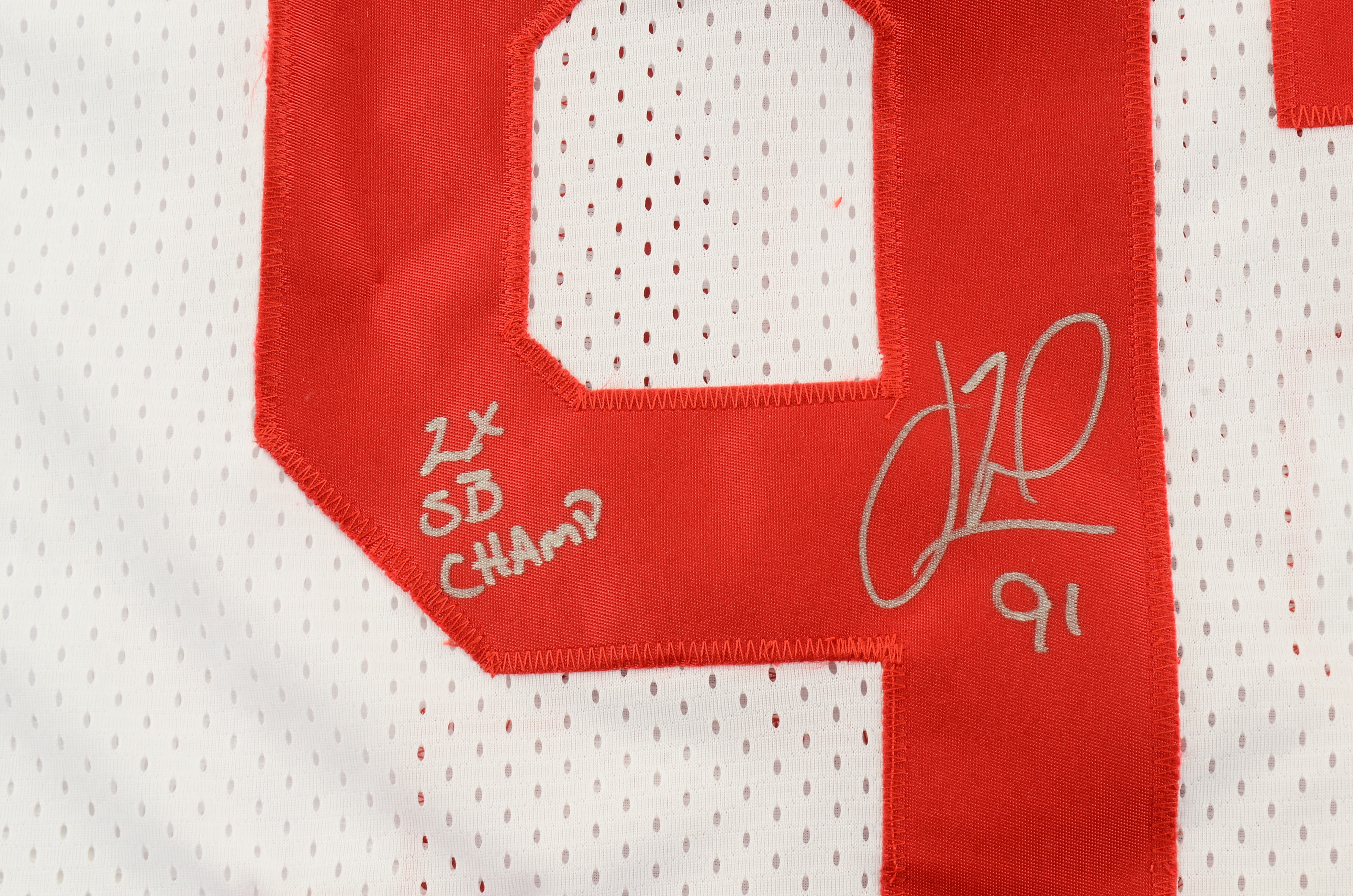 Justin Tuck Signed Giants Jersey  COA